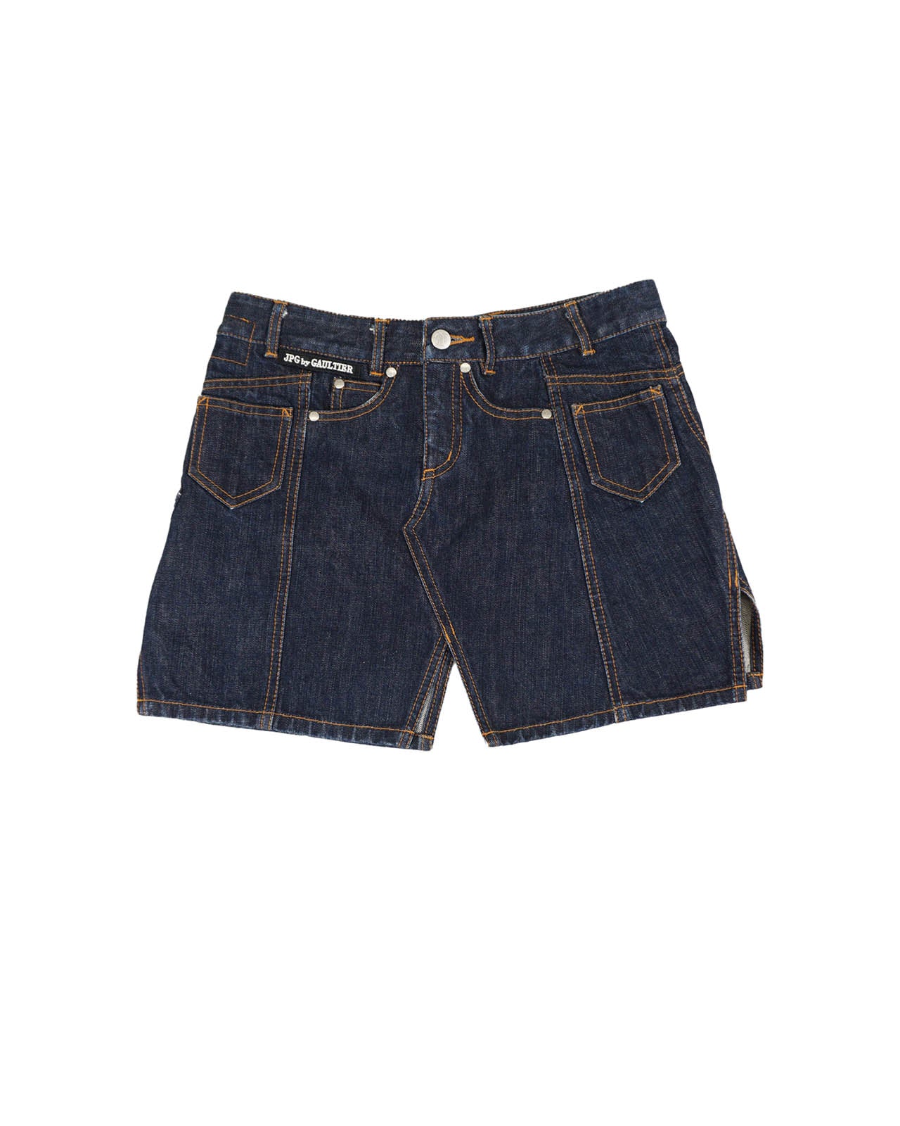 (29') JEAN PAUL GAULTIER SS02 Denim Mini Skirt