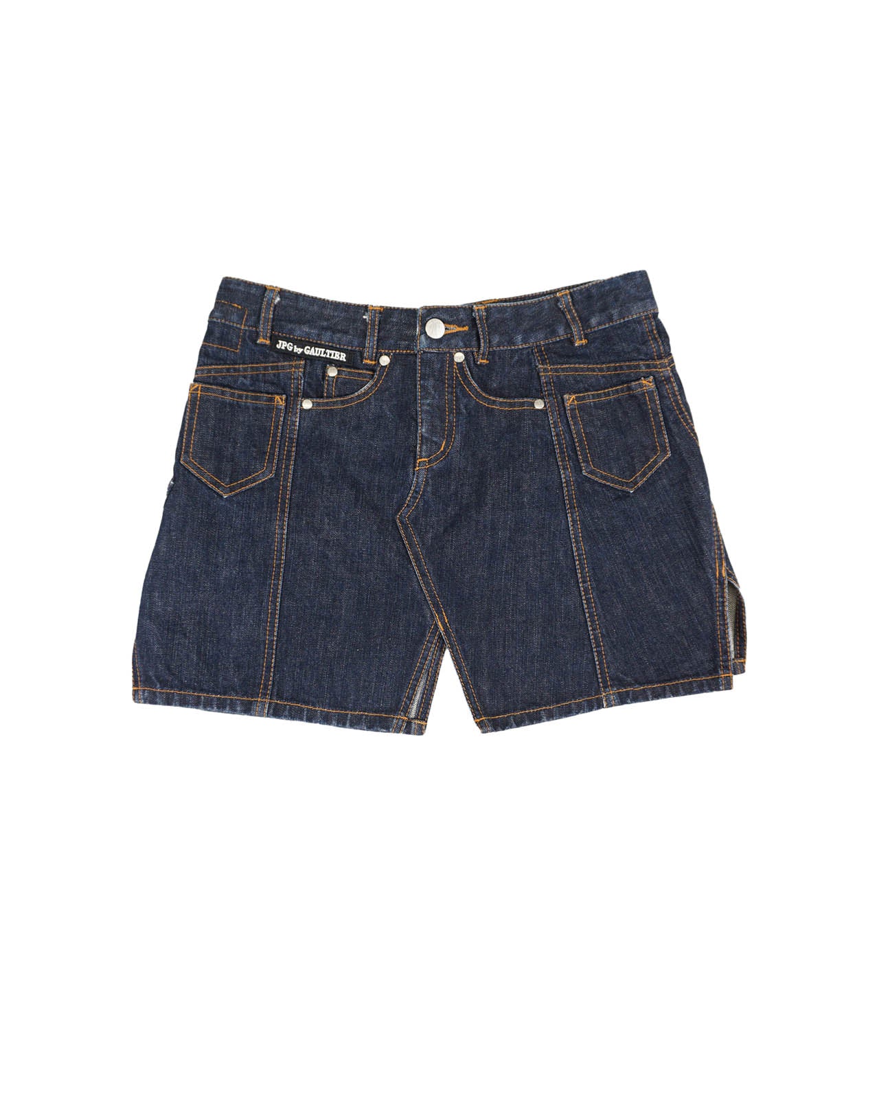(29') JEAN PAUL GAULTIER SS02 Denim Mini Skirt