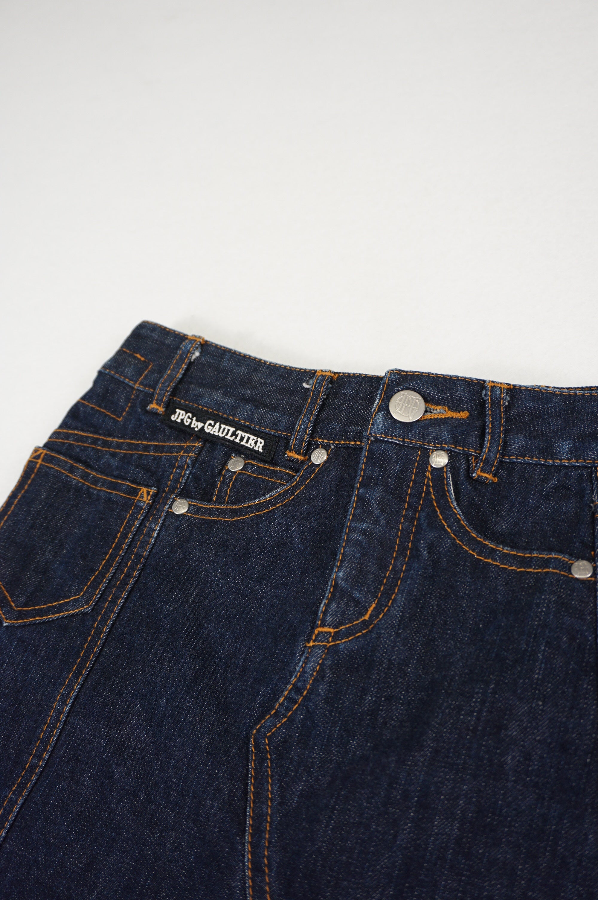 (29') JEAN PAUL GAULTIER SS02 Denim Mini Skirt