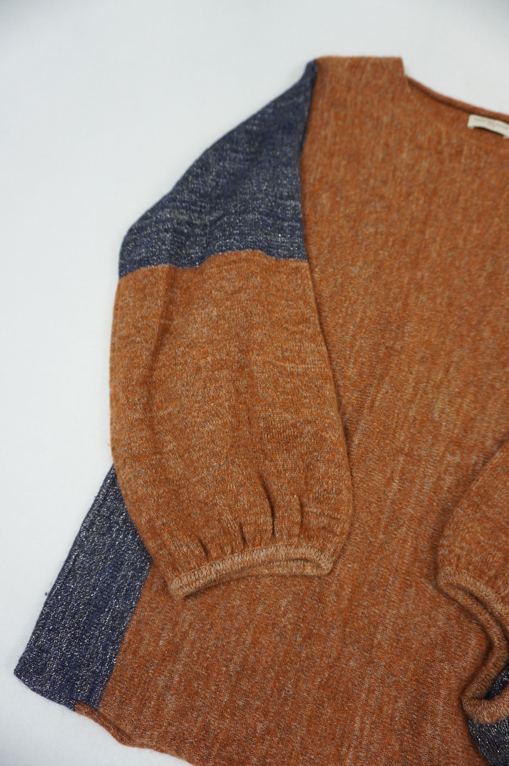 (M) DRIES VAN NOTEN Wool-Alpaca Panel Knit Sweater