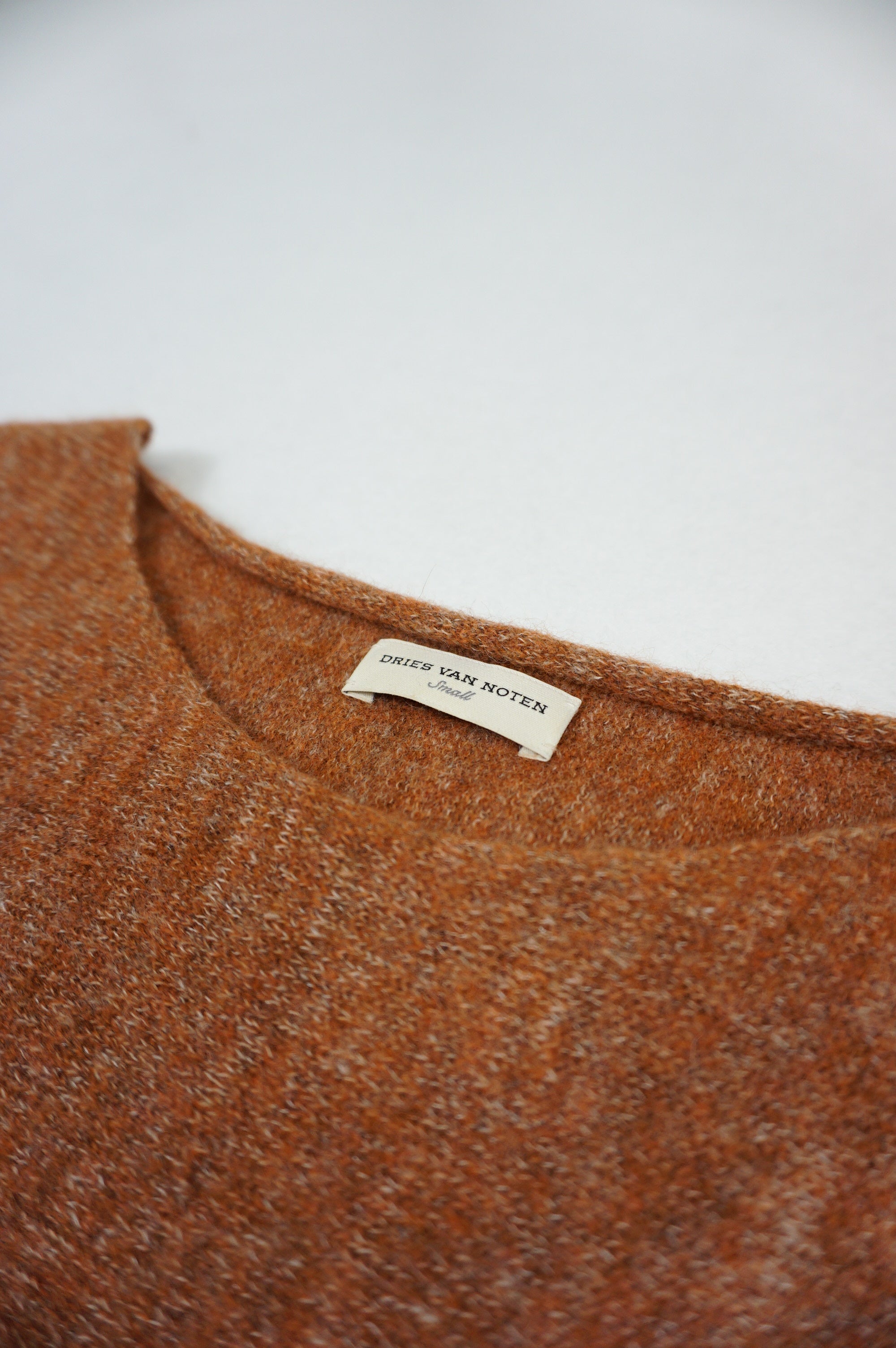 (M) DRIES VAN NOTEN Wool-Alpaca Panel Knit Sweater