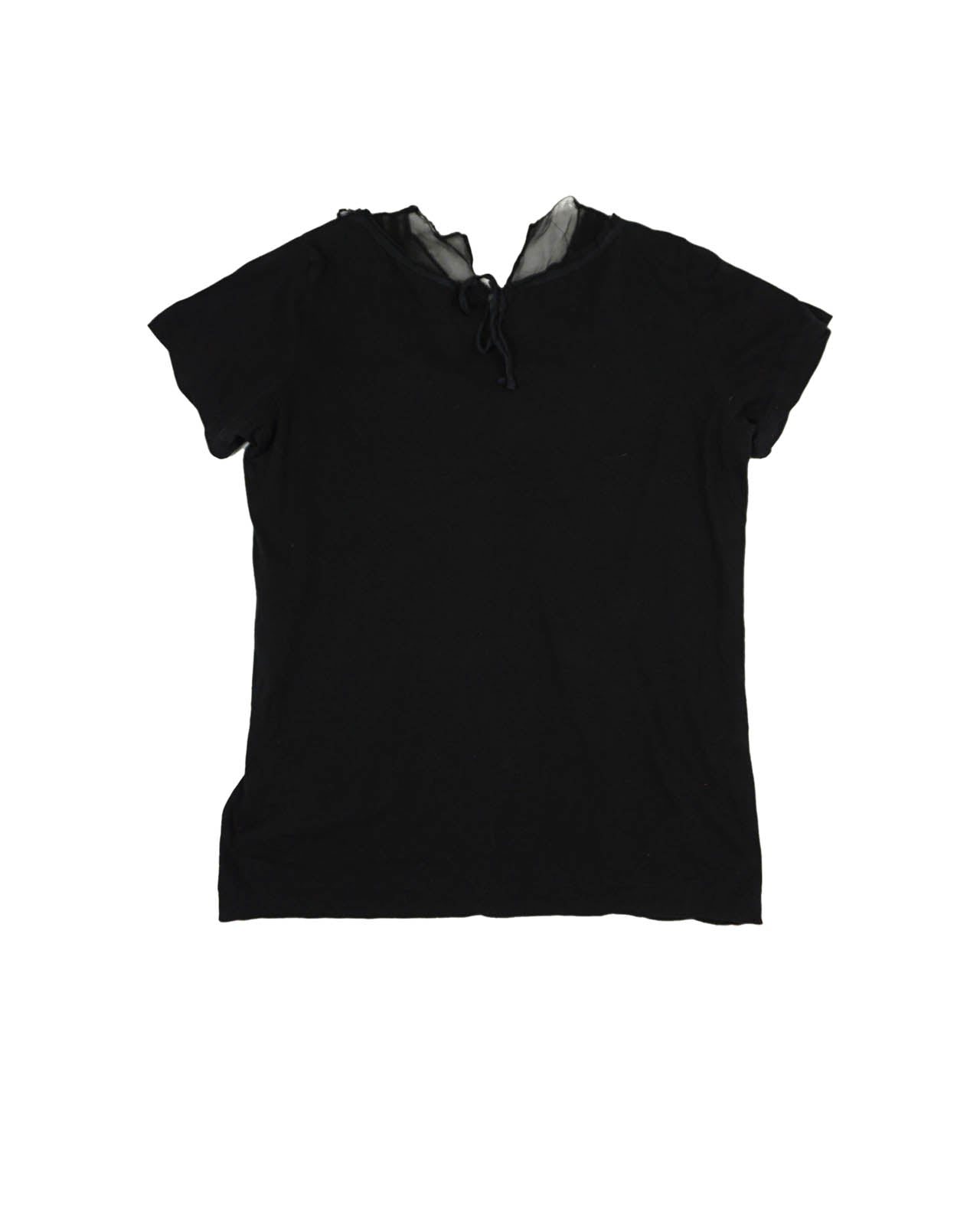 (S) COMME DES GARCONS TRICOT AD2006 Lace Ribbon Top