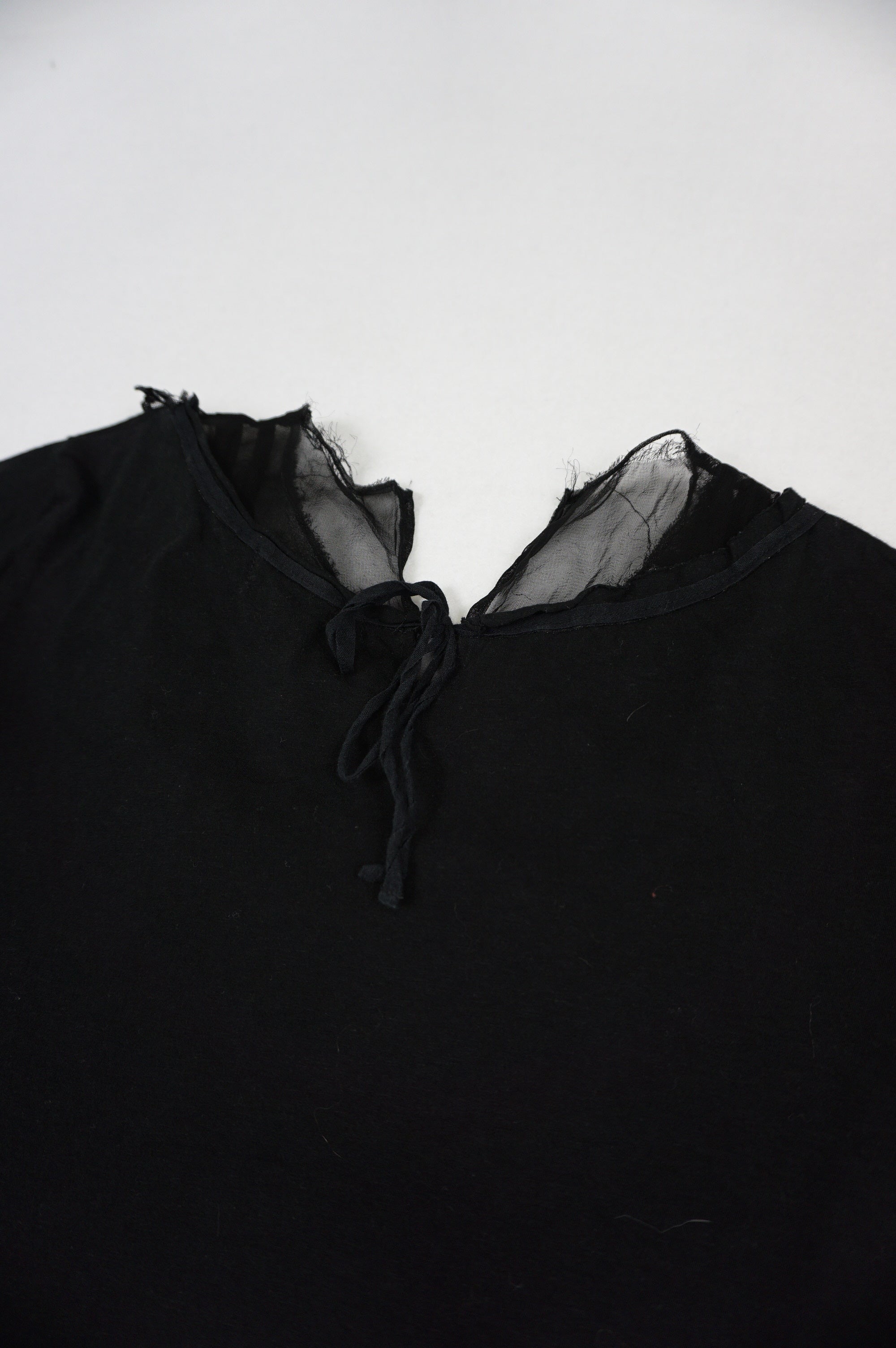 (S) COMME DES GARCONS TRICOT AD2006 Lace Ribbon Top