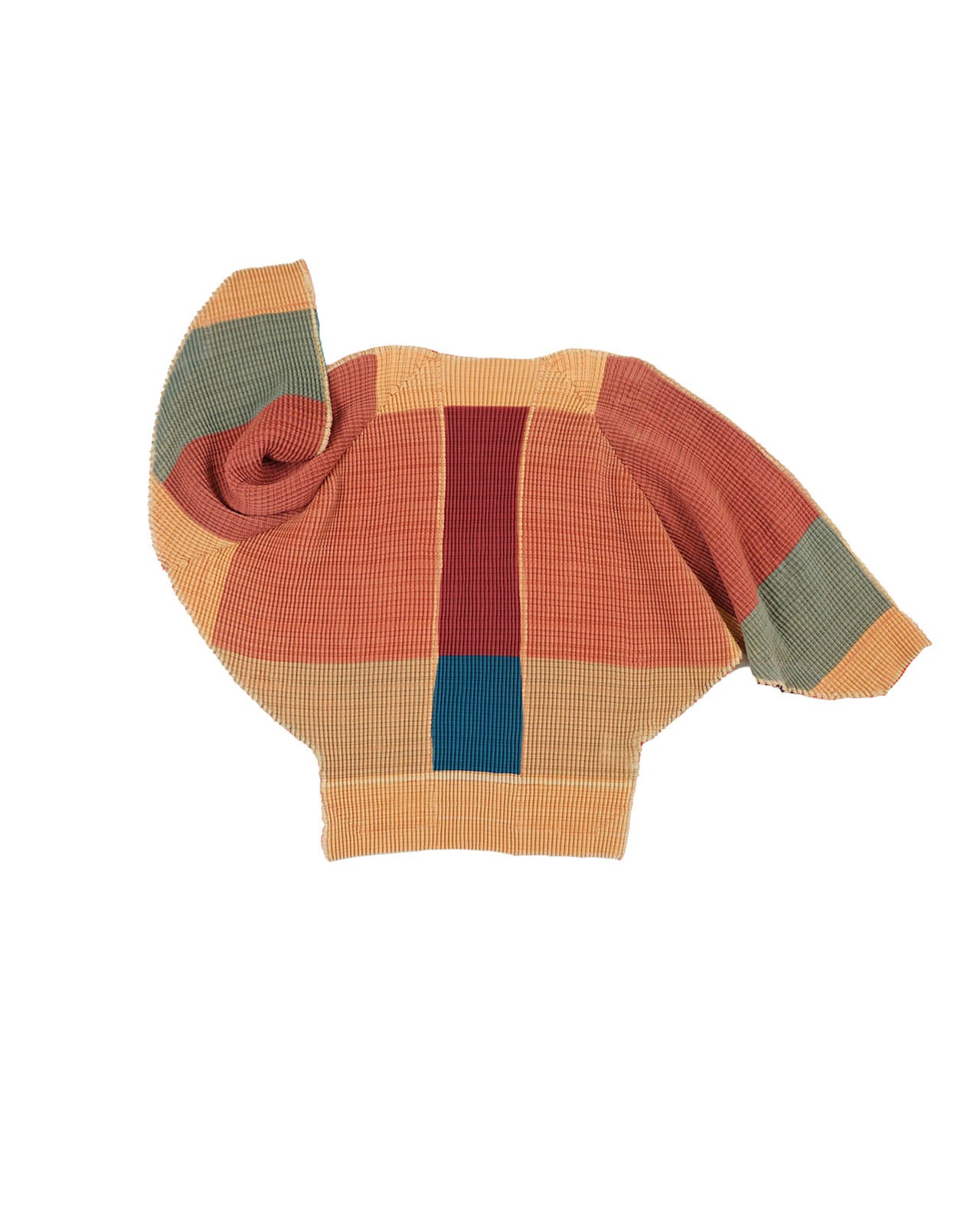 (M/L) ISSEY MIYAKE Reversible Pleated Haori