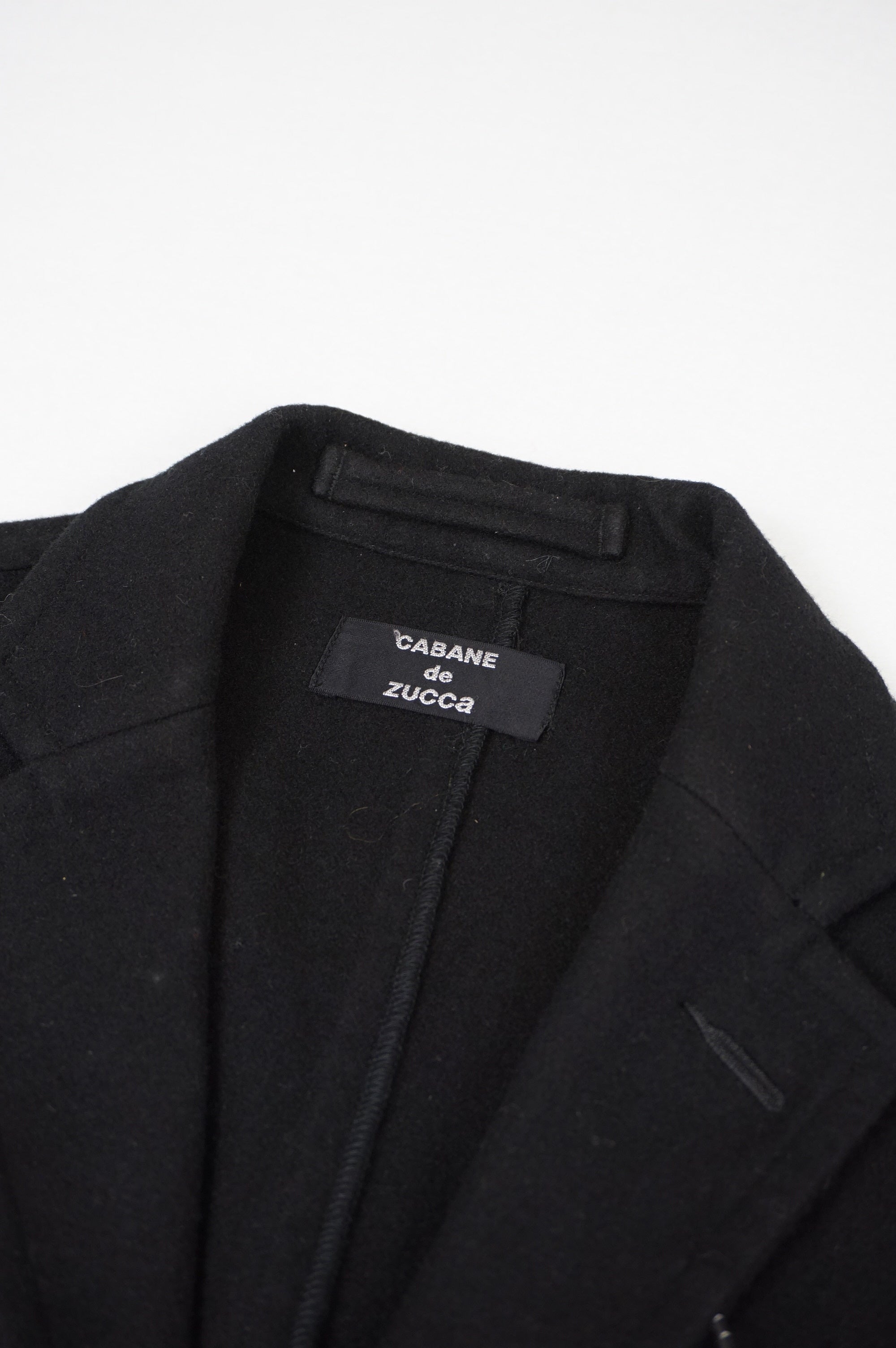 (M) CABANE de ZUCCa Structured Blazer w/ Bendable Wire Panel