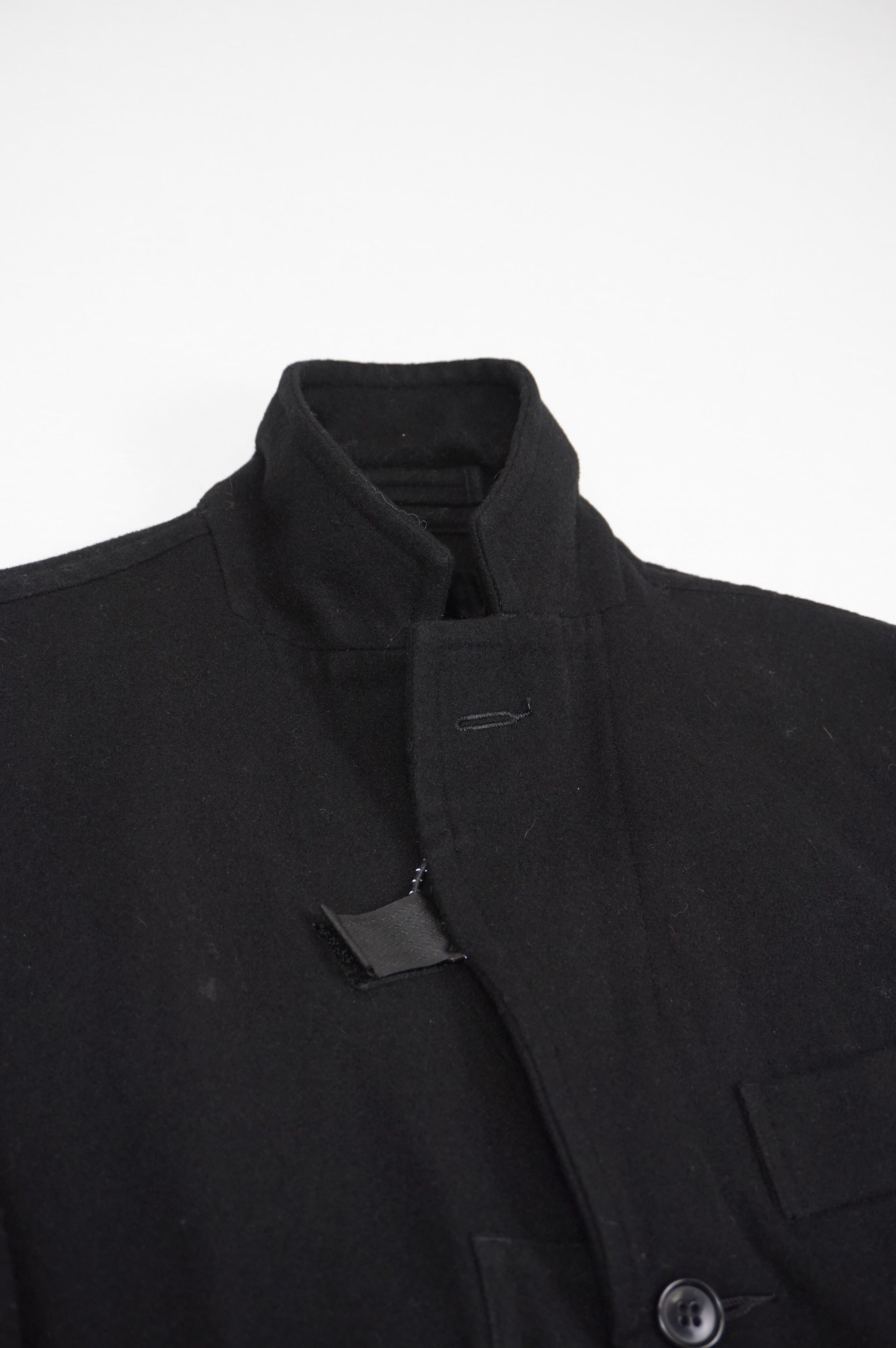 (M) CABANE de ZUCCa Structured Blazer w/ Bendable Wire Panel