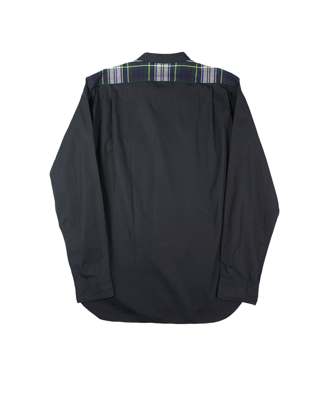 (M/L) COMME DES GARCONS HOMME PLUS AD2011 Plaid Details Shirt