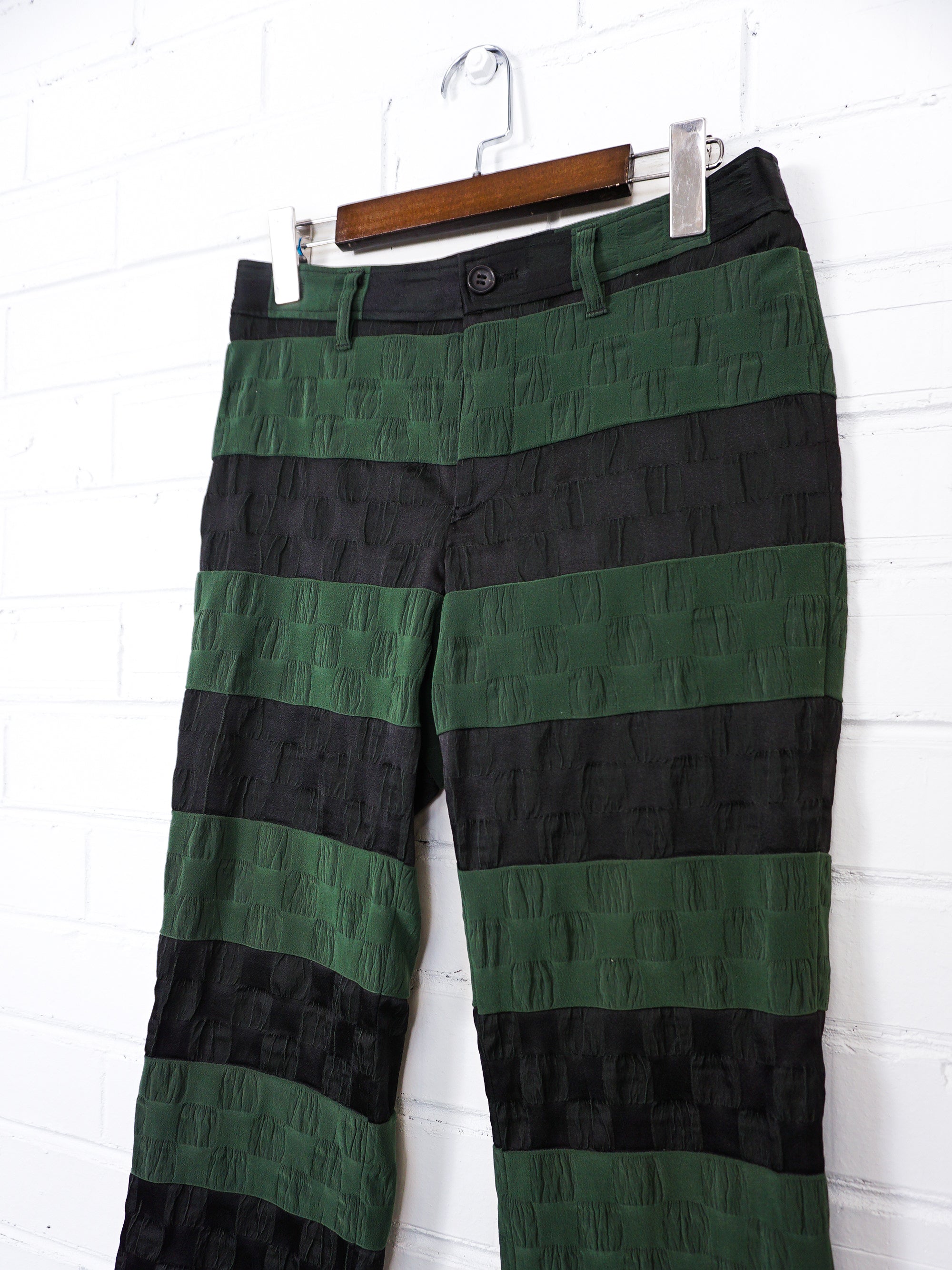 (32") ISSEY MIYAKE AW13 Textured Panel Trousers