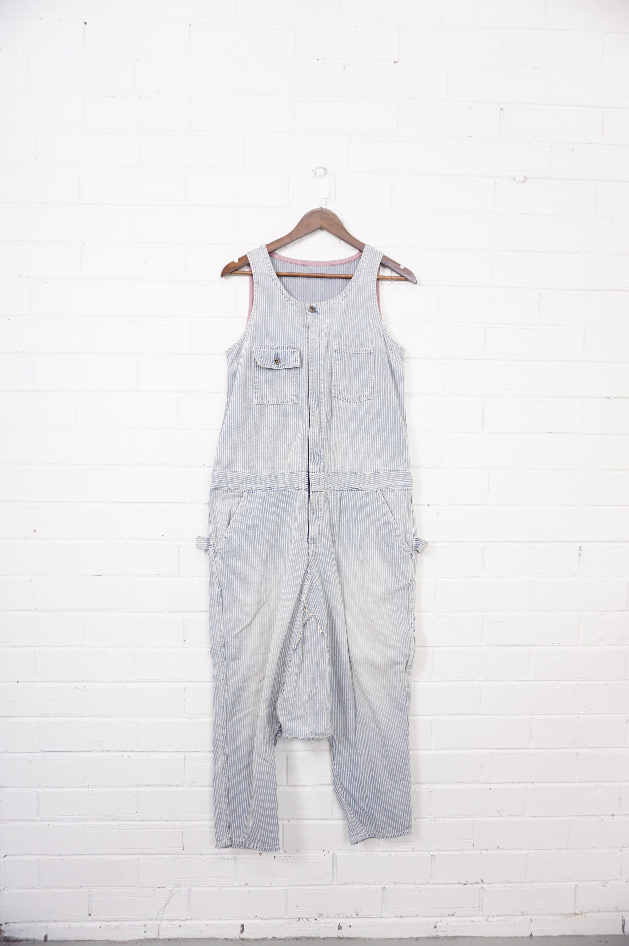 KAPITAL Washed Hickory Denim Overall