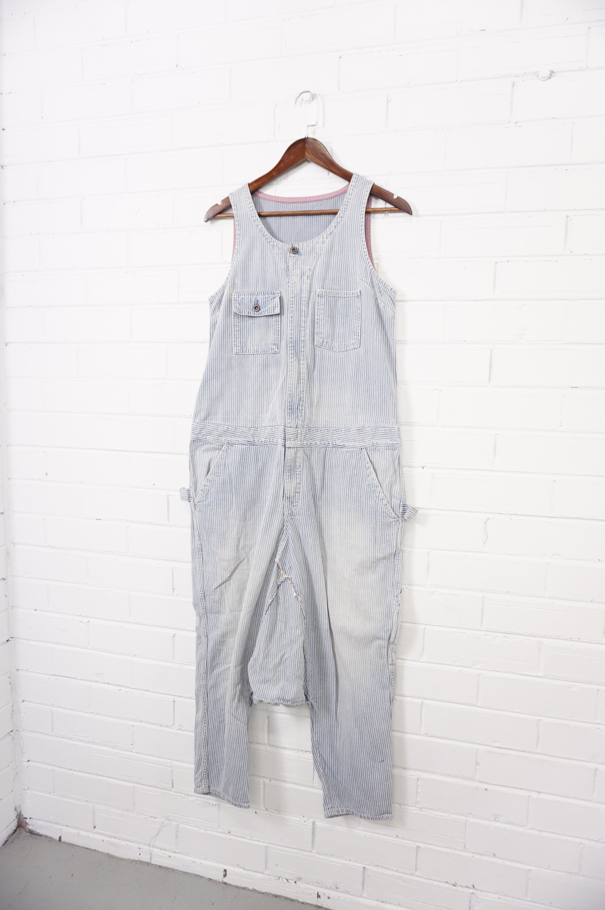 KAPITAL Washed Hickory Denim Overall