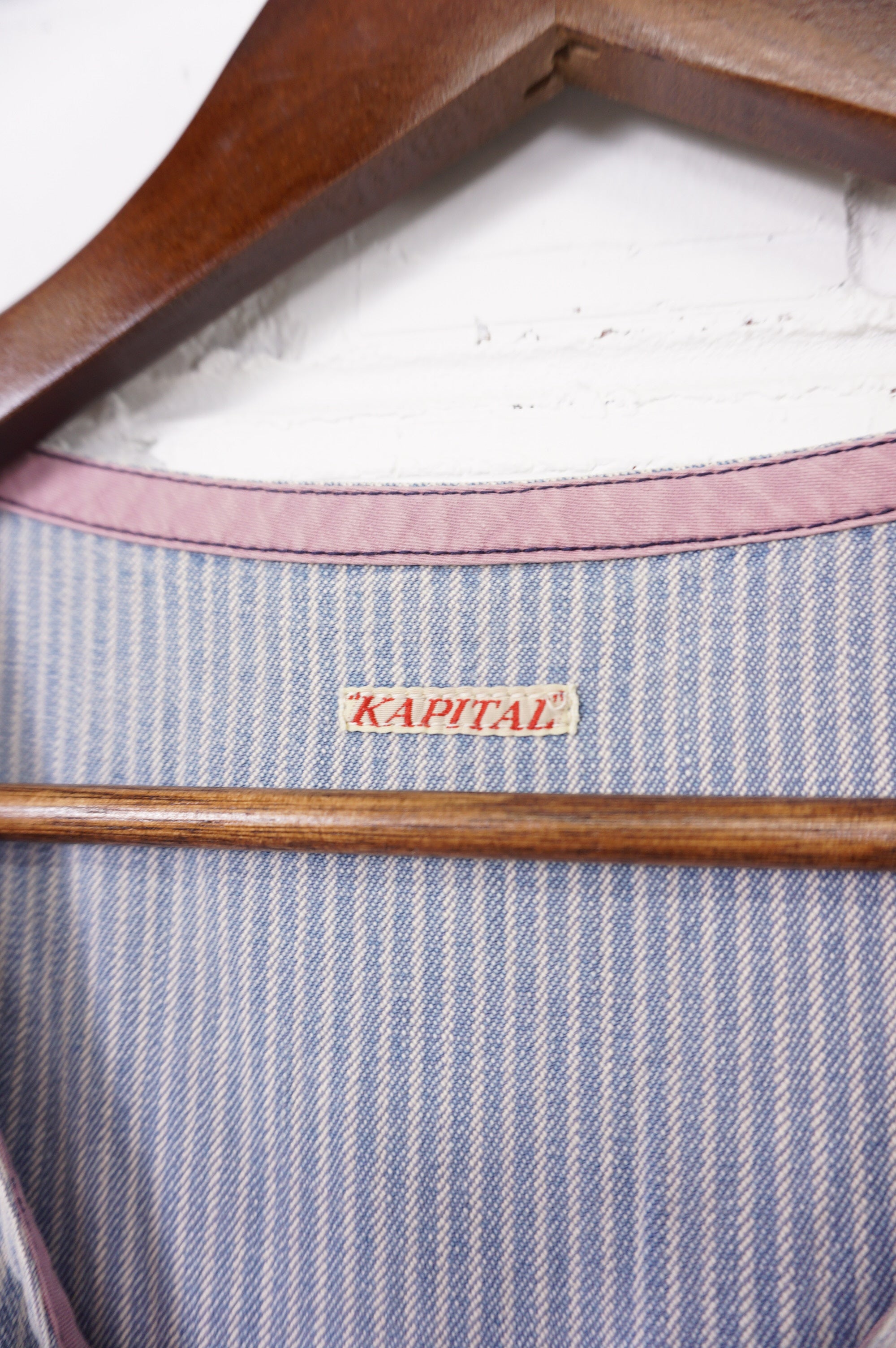 KAPITAL Washed Hickory Denim Overall