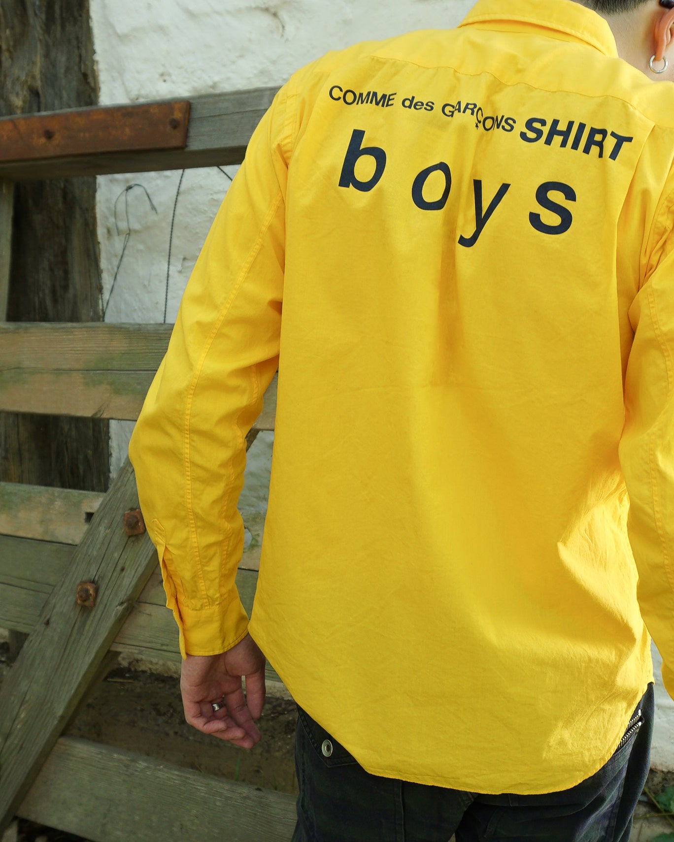 COMME DES GARCONS boys Yellow Shirt - alternate view