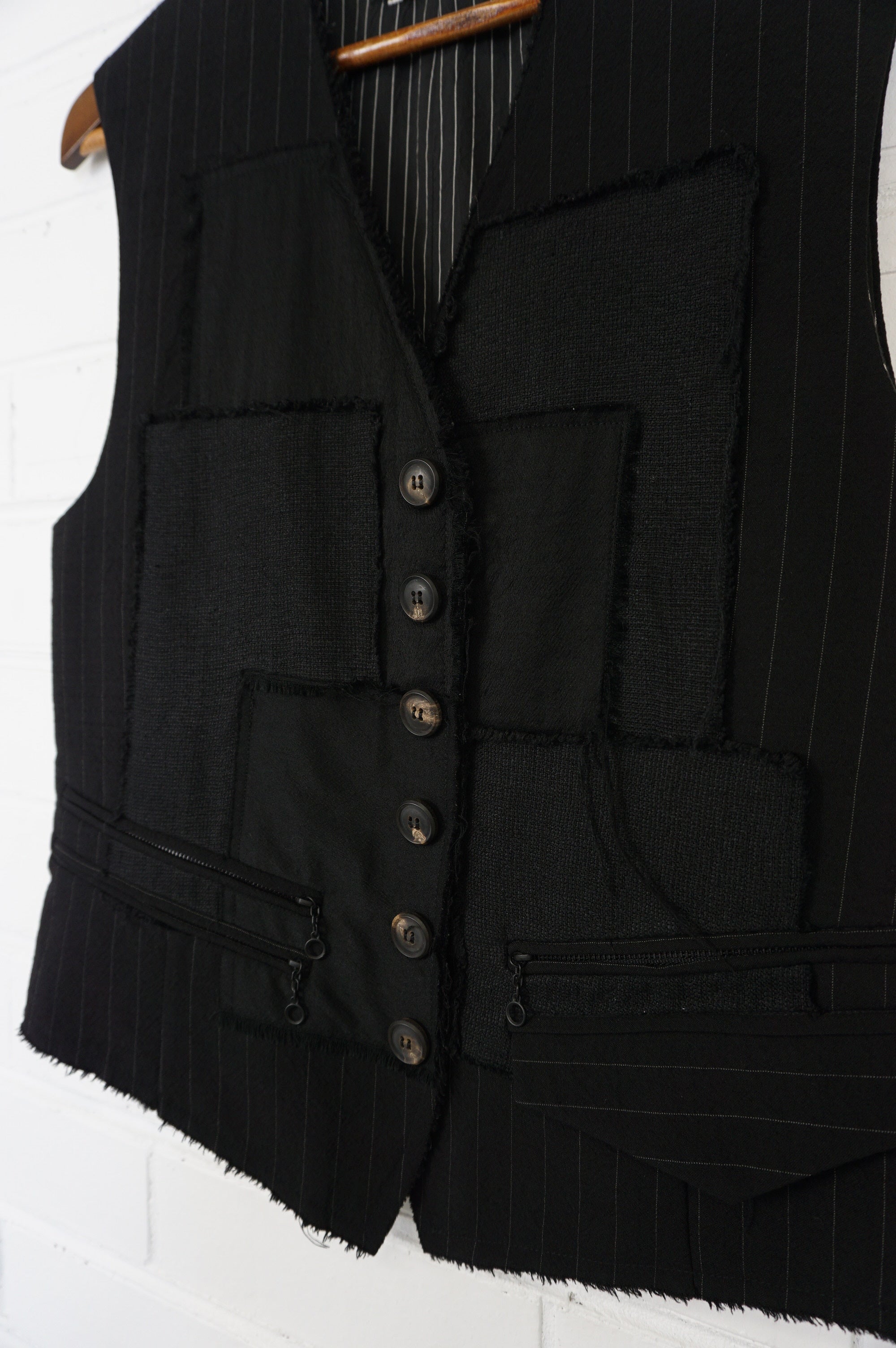 (S/M) SFTM SS16 Patchwork Waistcoat