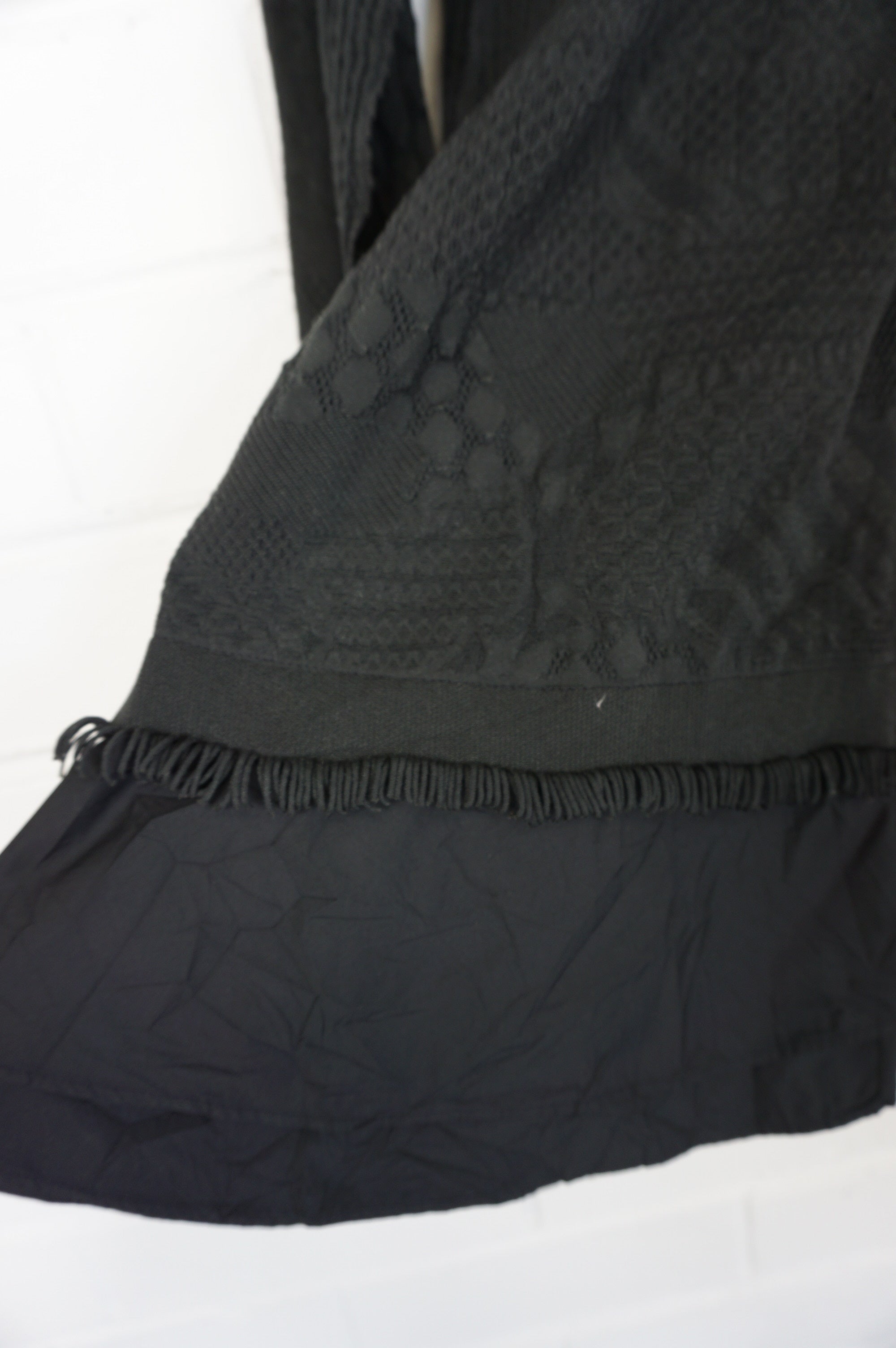 (S/M) HIROKO BIS Black Zipped Dress