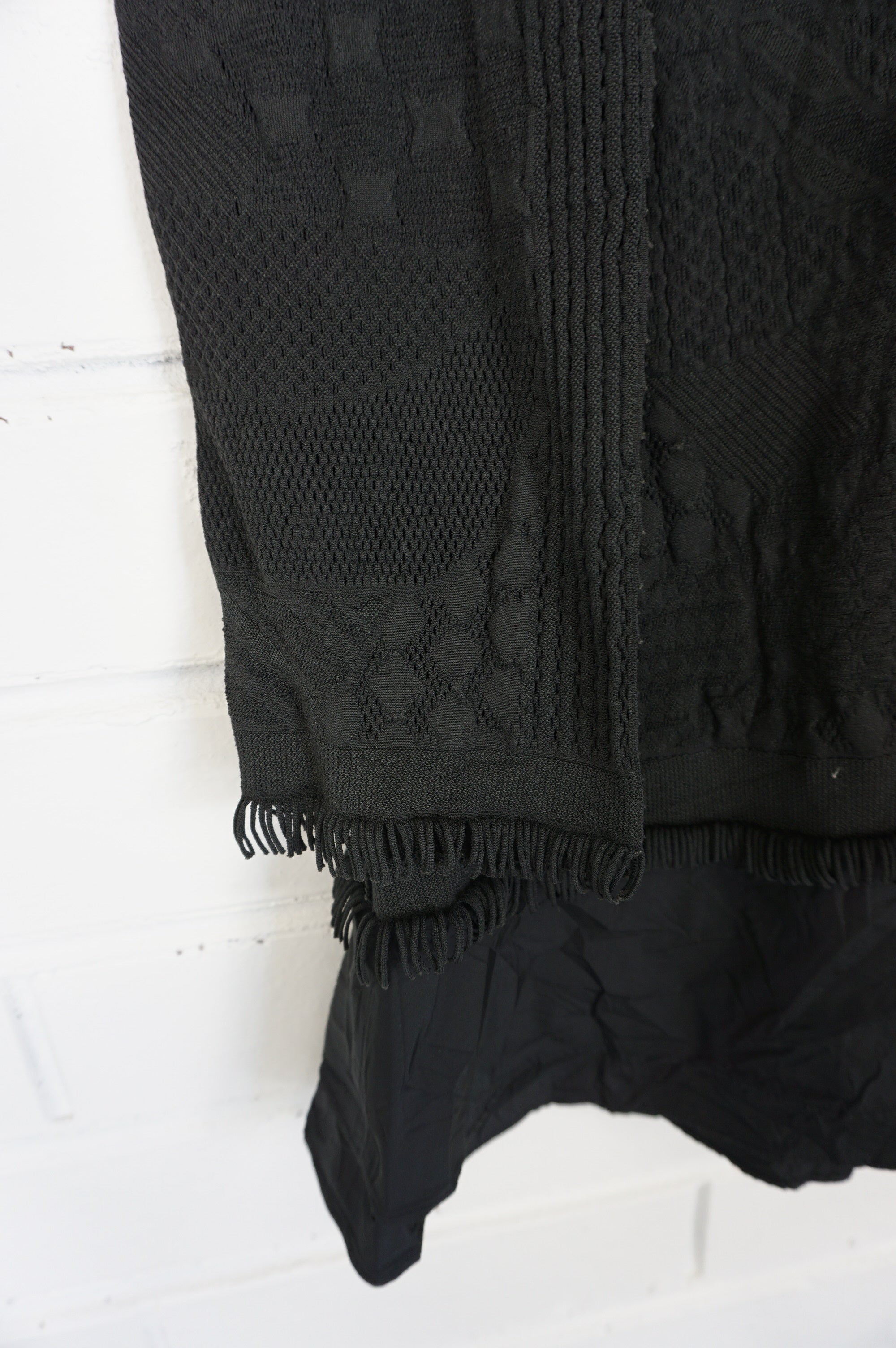 (S/M) HIROKO BIS Black Zipped Dress