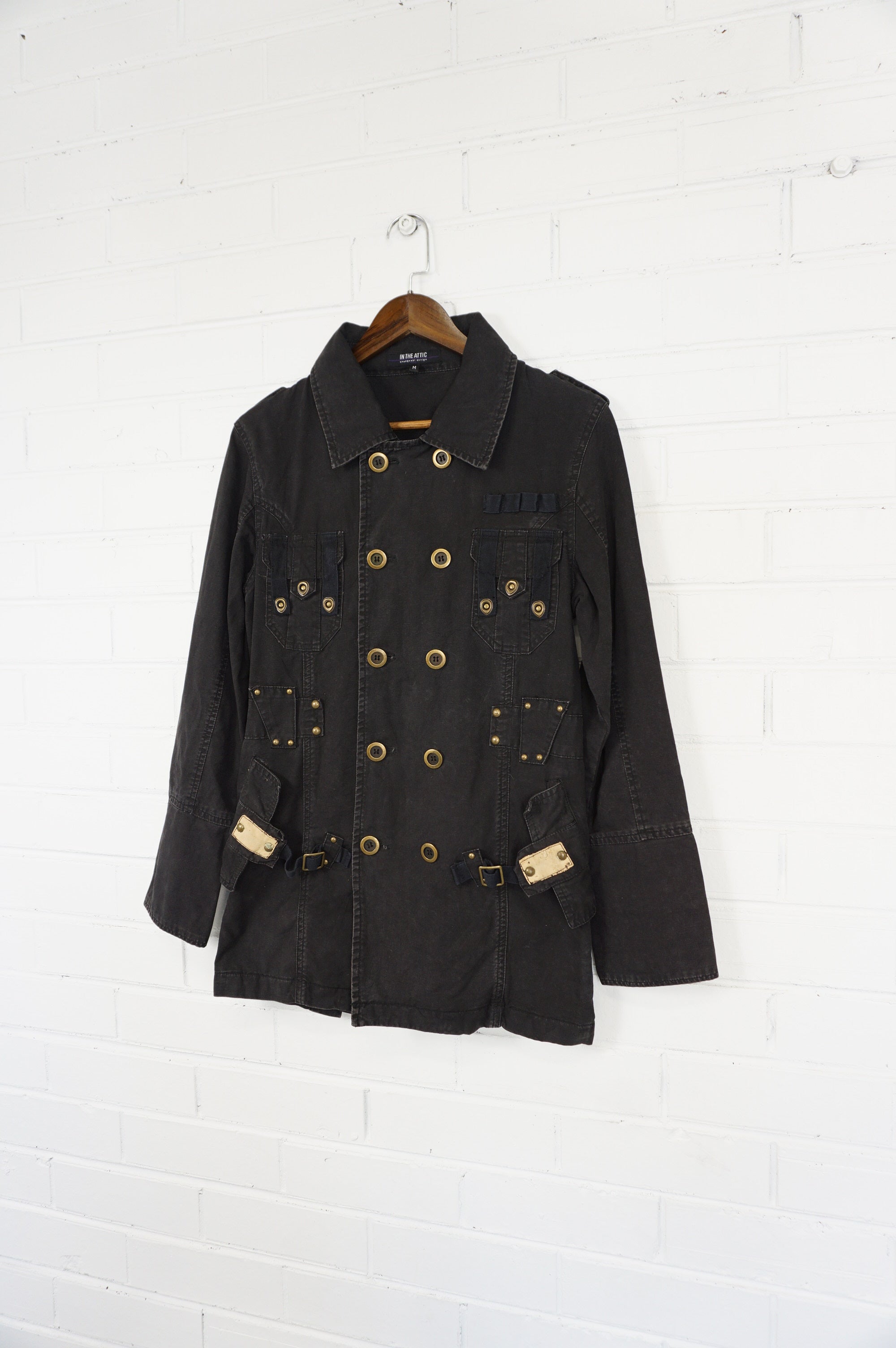 (M/L) IN THE ATTIC Double Breasted Multi Buttons Jacket