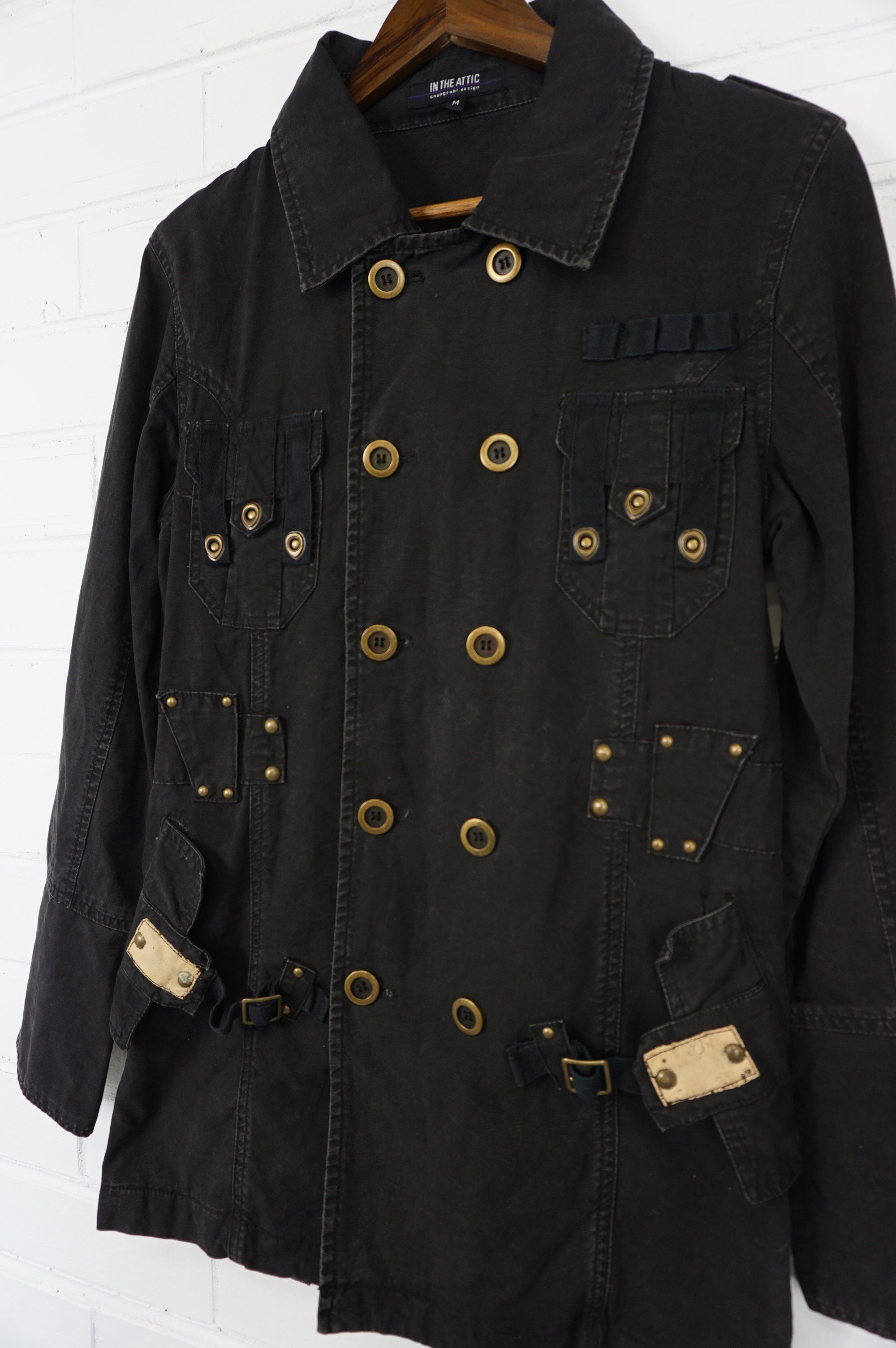 (M/L) IN THE ATTIC Double Breasted Multi Buttons Jacket