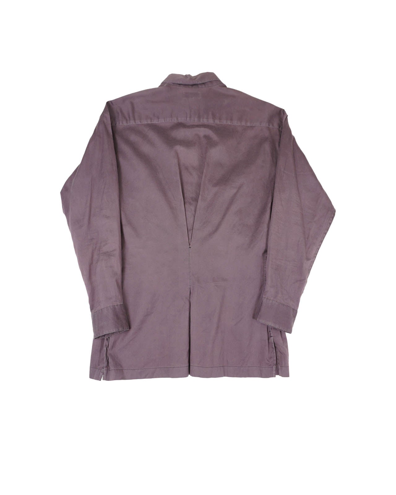 (M) ISSEY MIYAKE Purple Button-Down Shirt c. Mid 00s