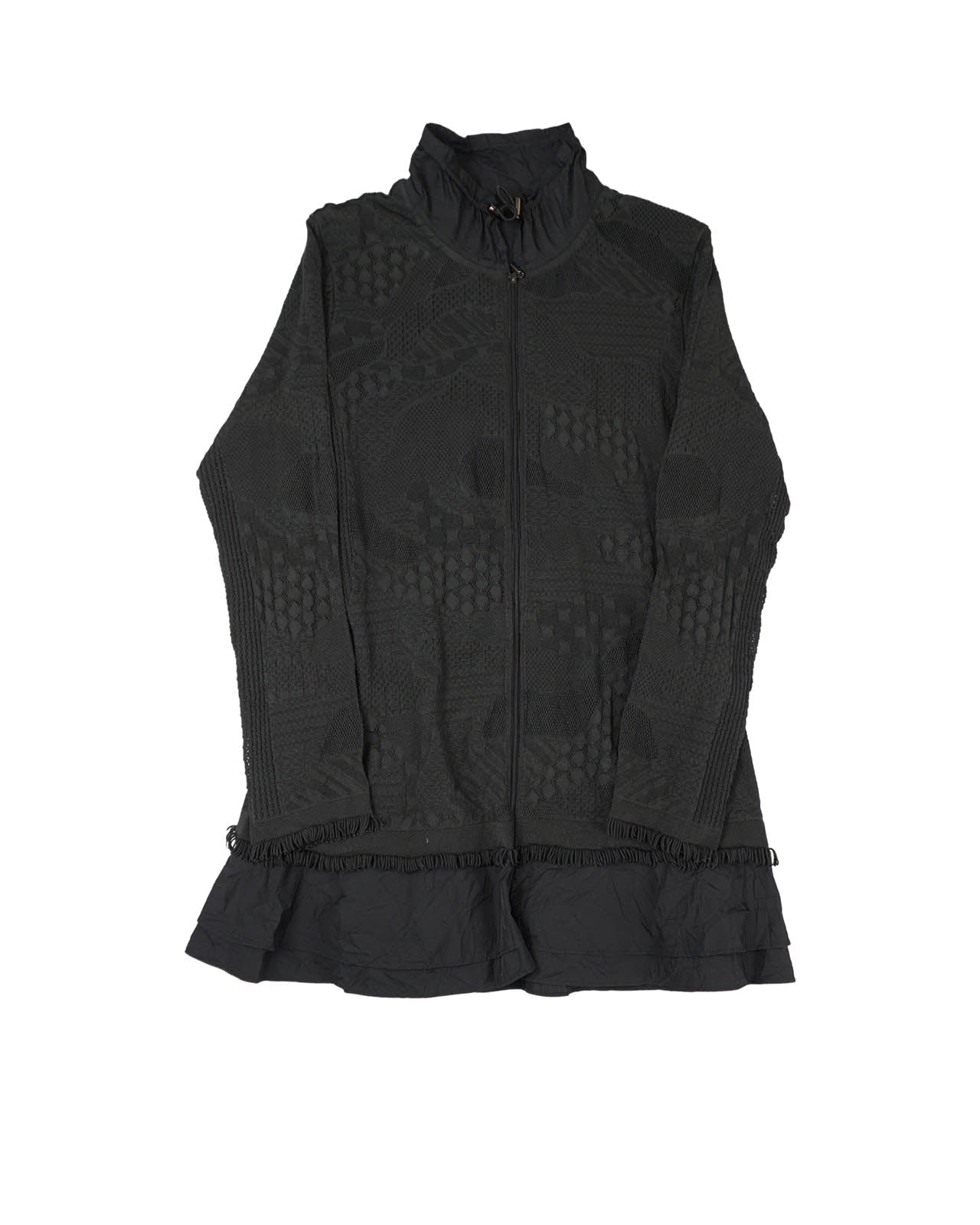 (S/M) HIROKO BIS Black Zipped Dress