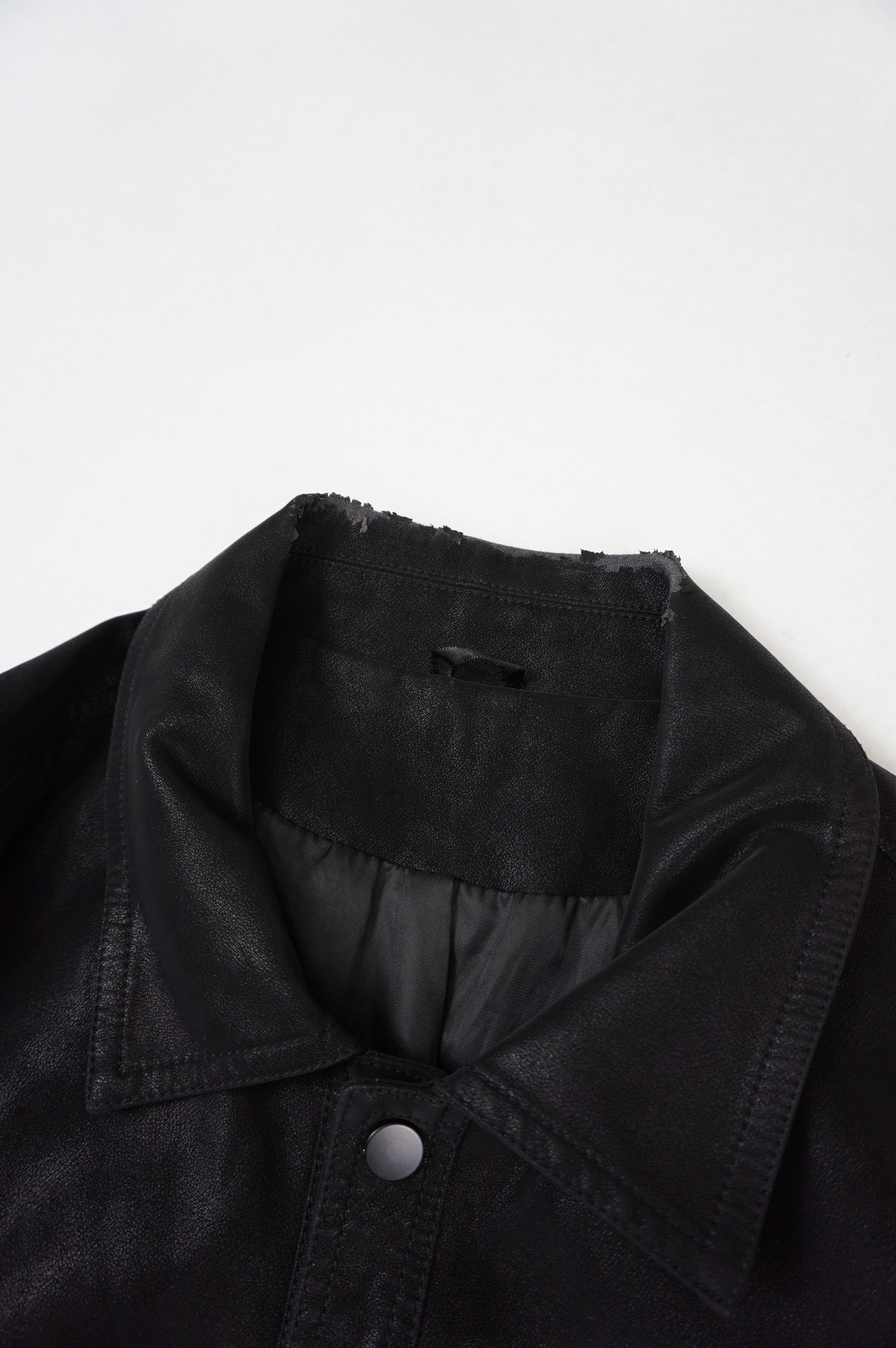 (L/XL) CORRECT Waxed Black Jacket