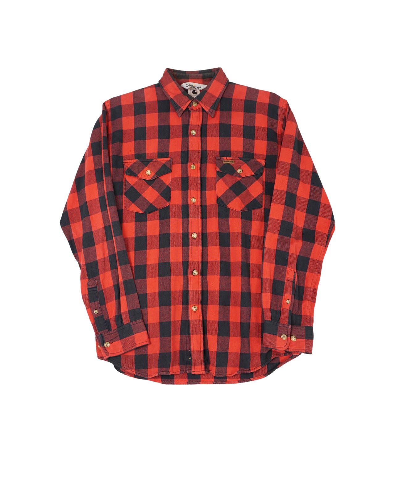 (L/XL) CARHARTT Red Checkered Shirt 90s