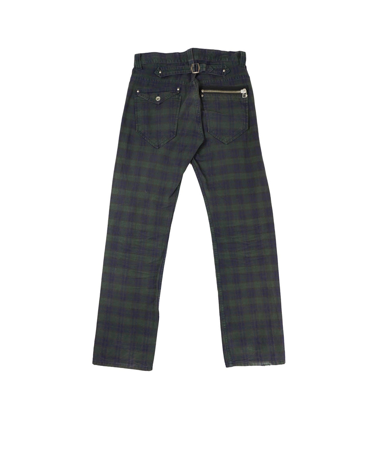 (32") Green/ Purple Plaid Pants
