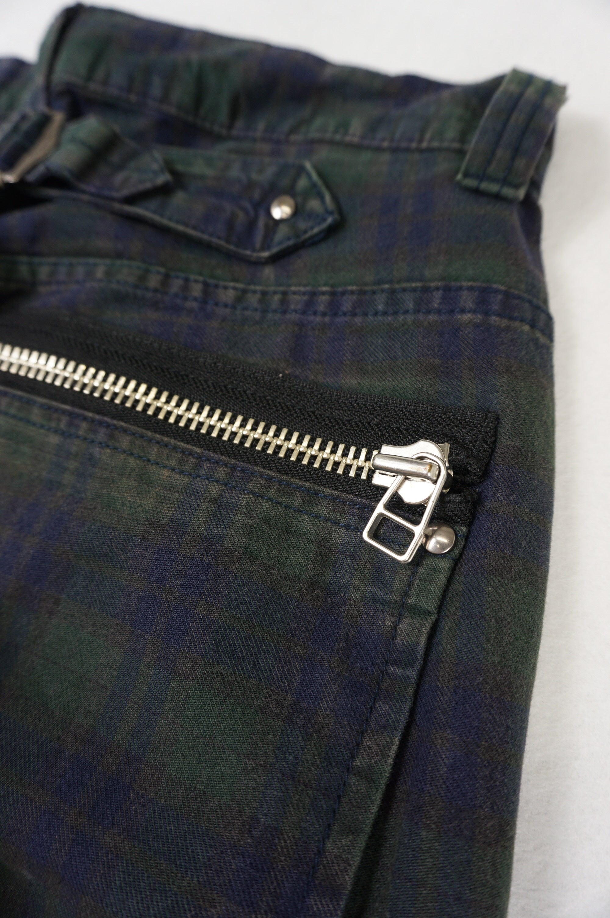 (32") Green/ Purple Plaid Pants