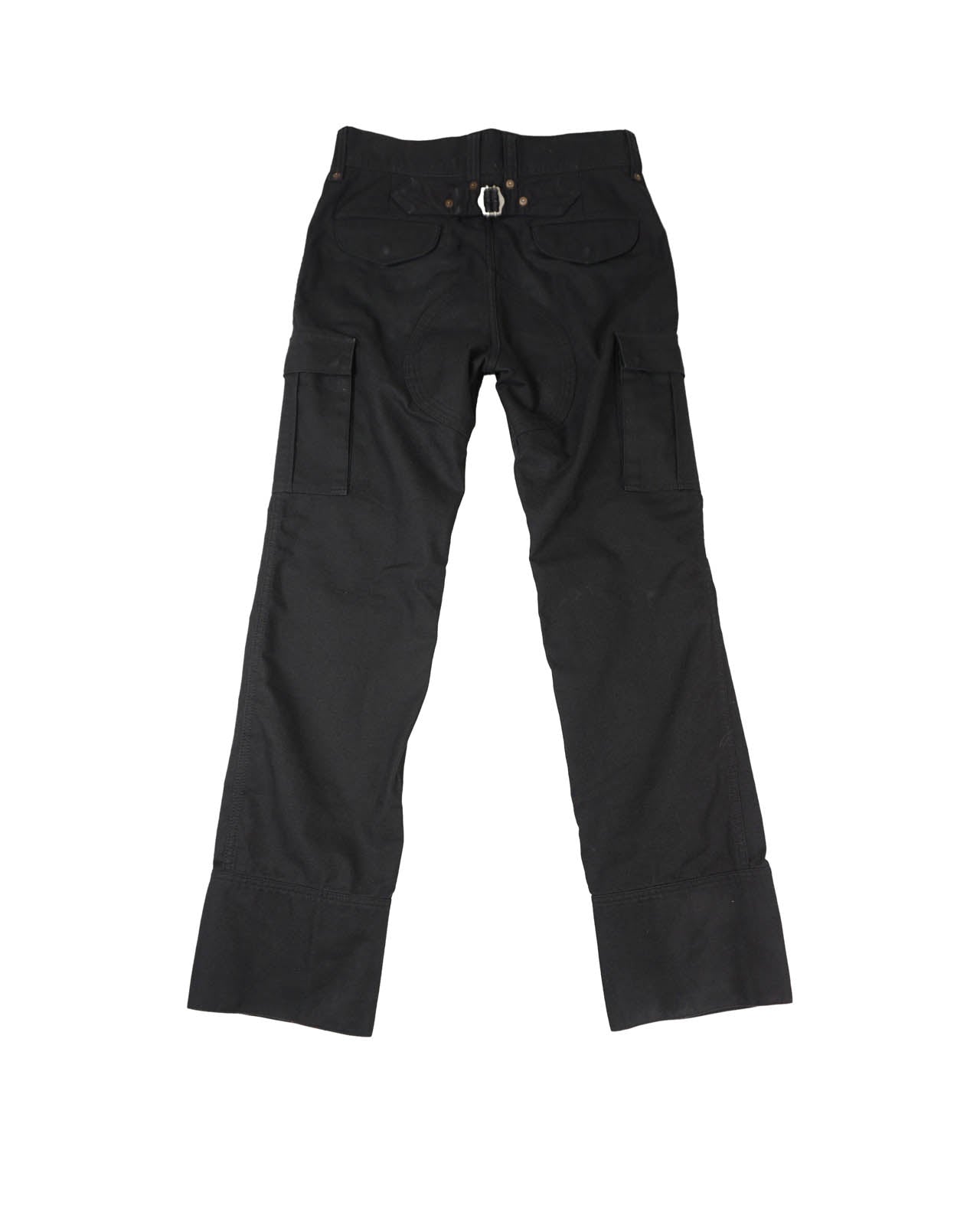 (29") ATORSO Multi-Button Cargo Black Trouser
