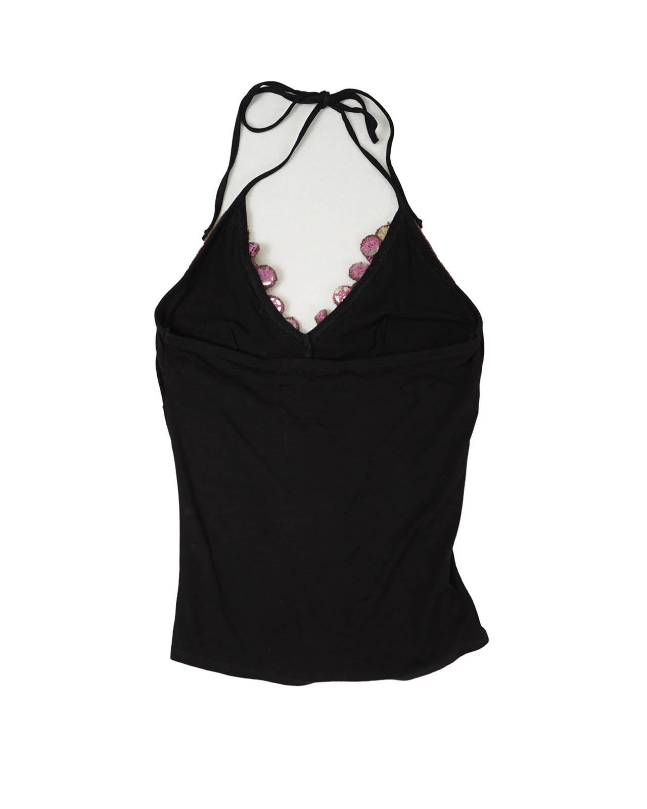 (XS/S) HYSTERICS REMIX Mirror Patches Halter Top