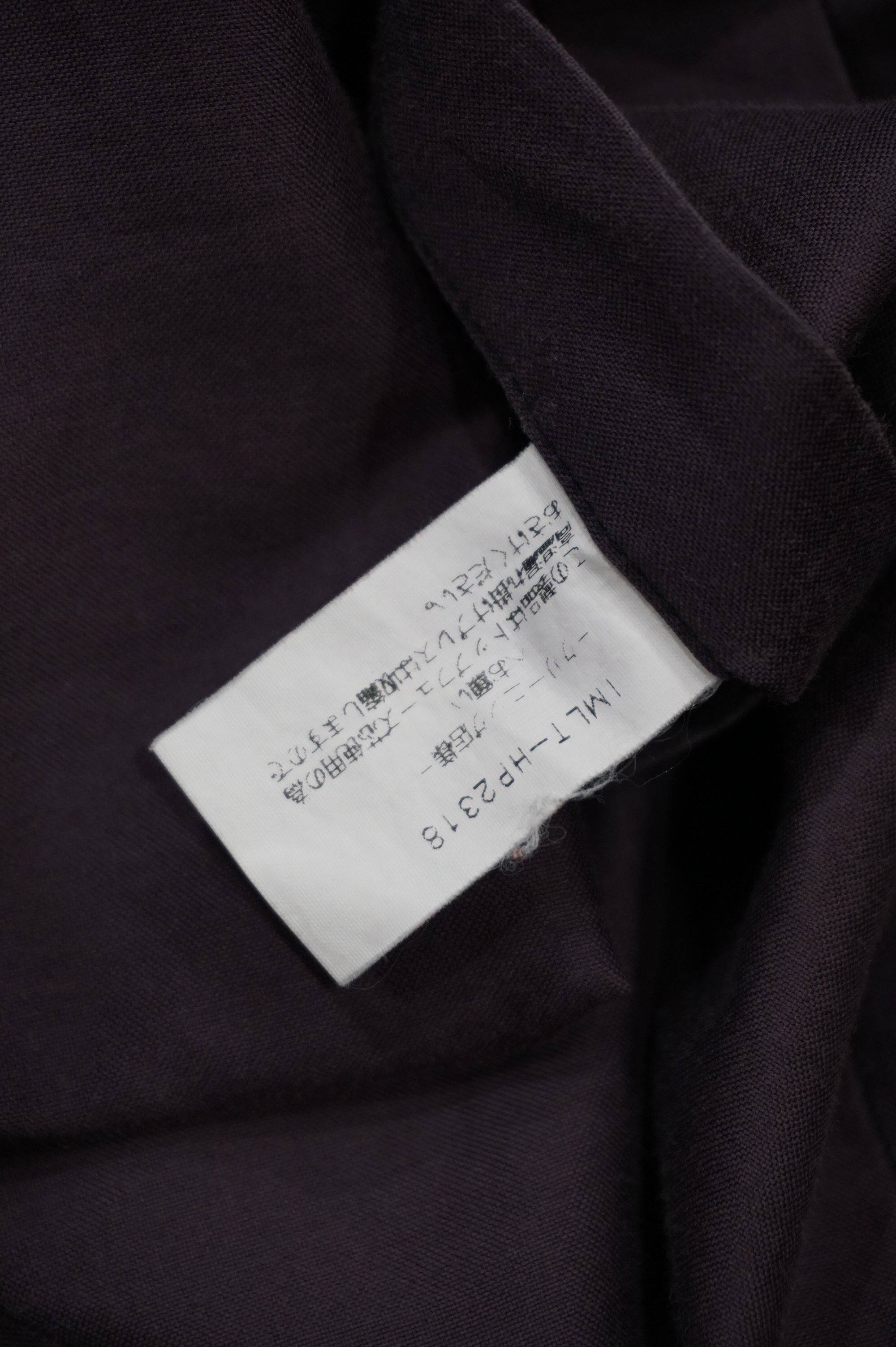 (M) ISSEY MIYAKE Purple Button-Down Shirt c. Mid 00s