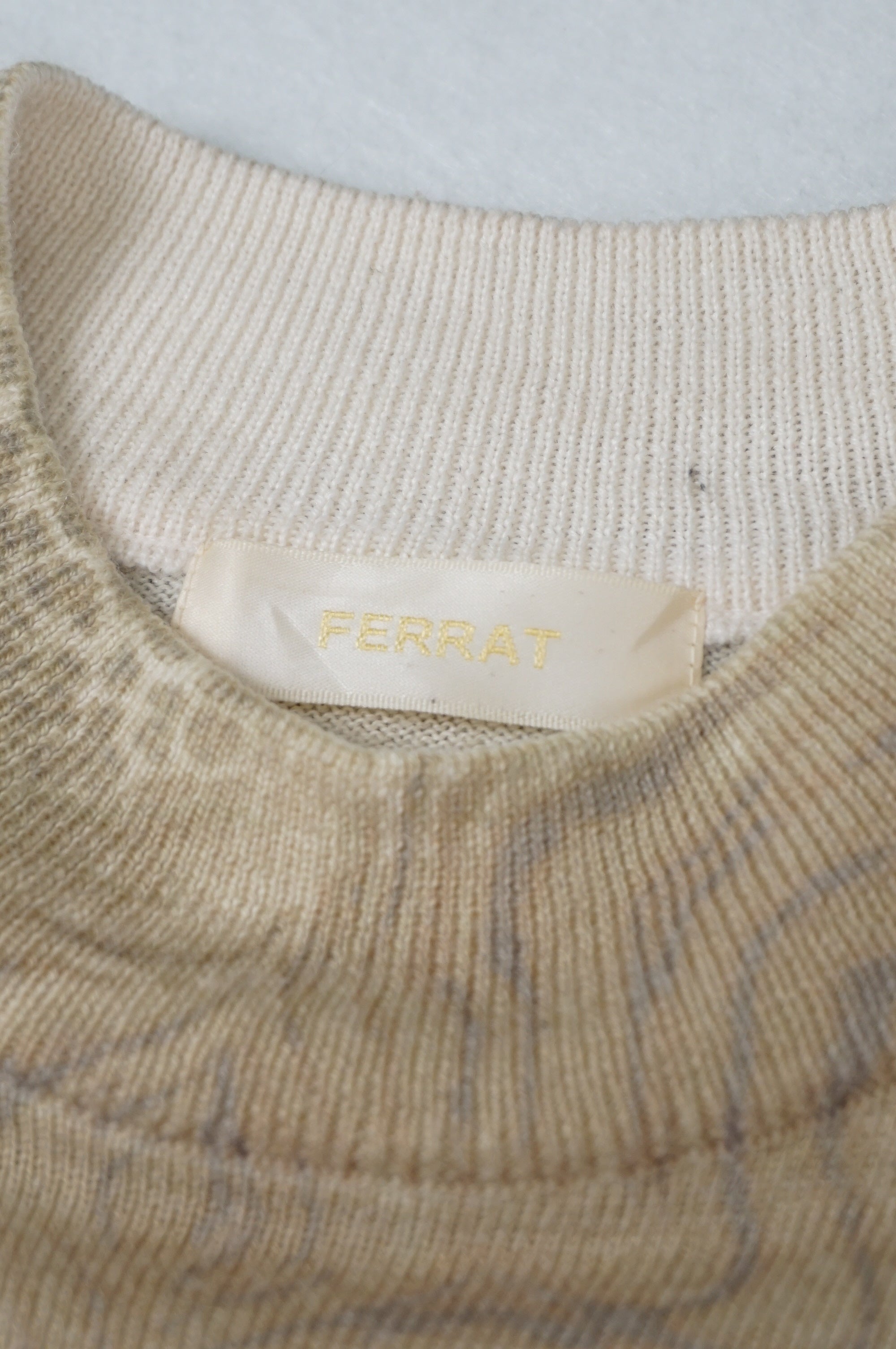 (XS/S) FERRAT Leopard Knit Top