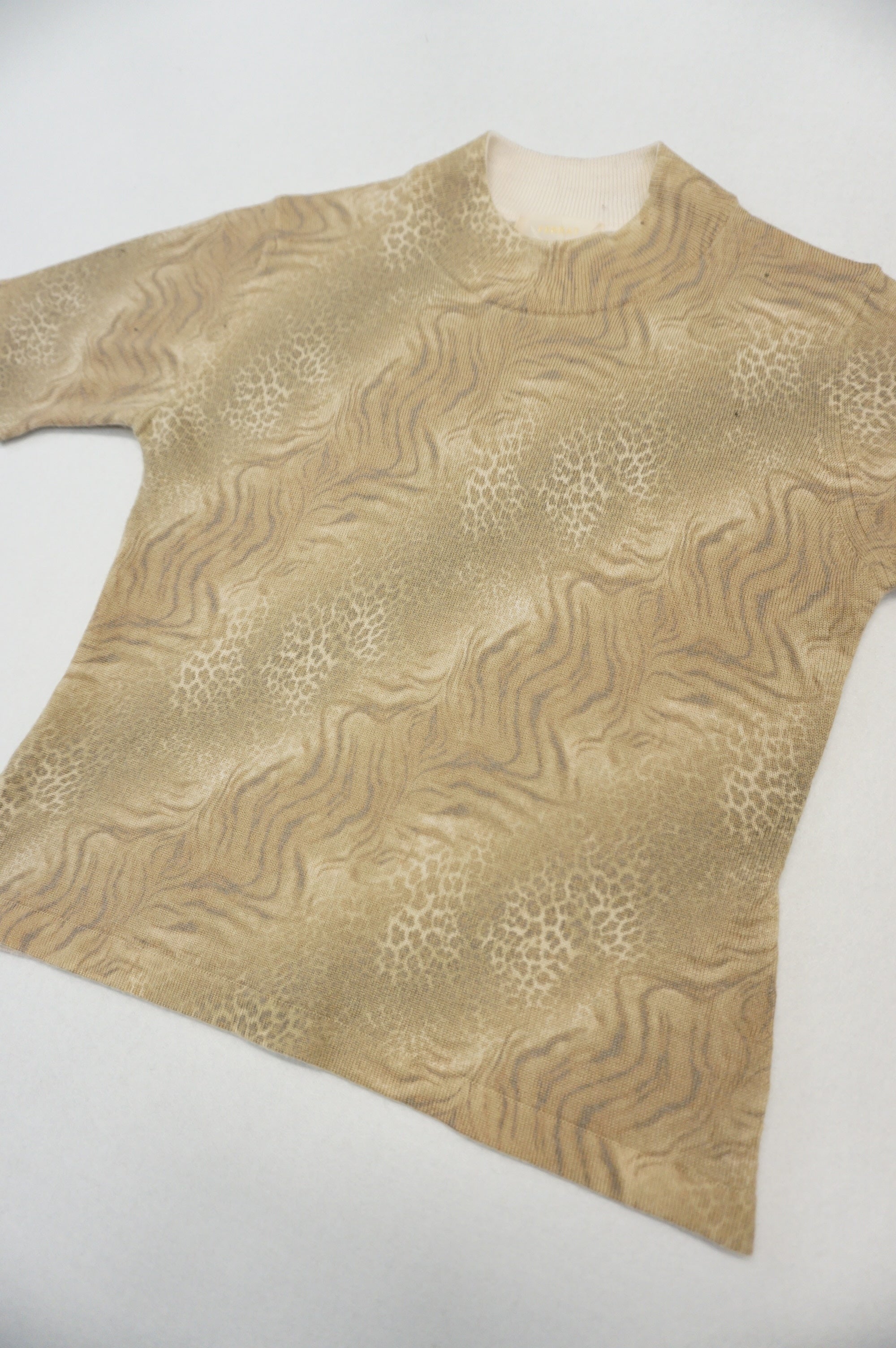 (XS/S) FERRAT Leopard Knit Top