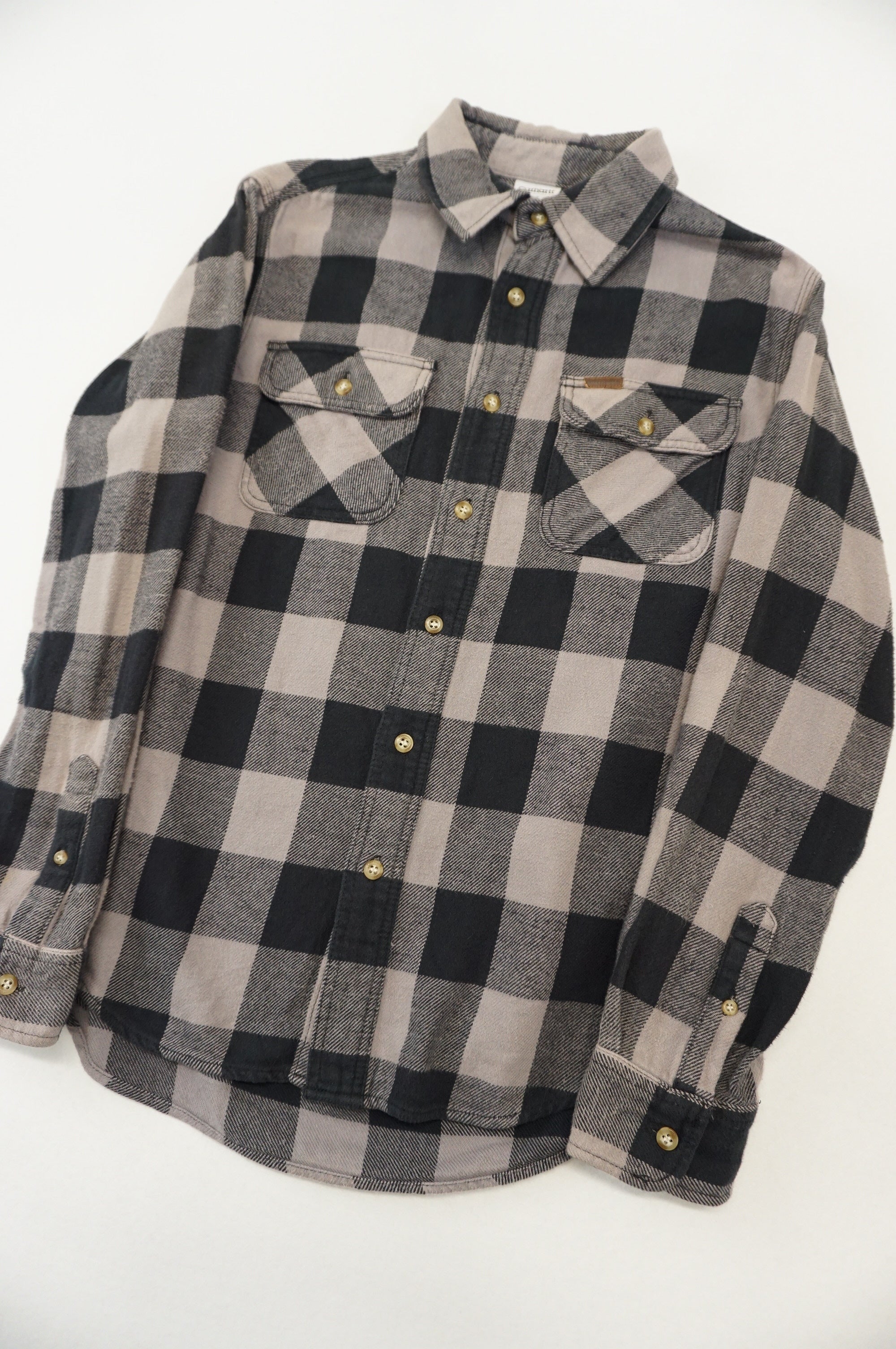 (M/L) CARHARTT Charcoal Checkered Shirt
