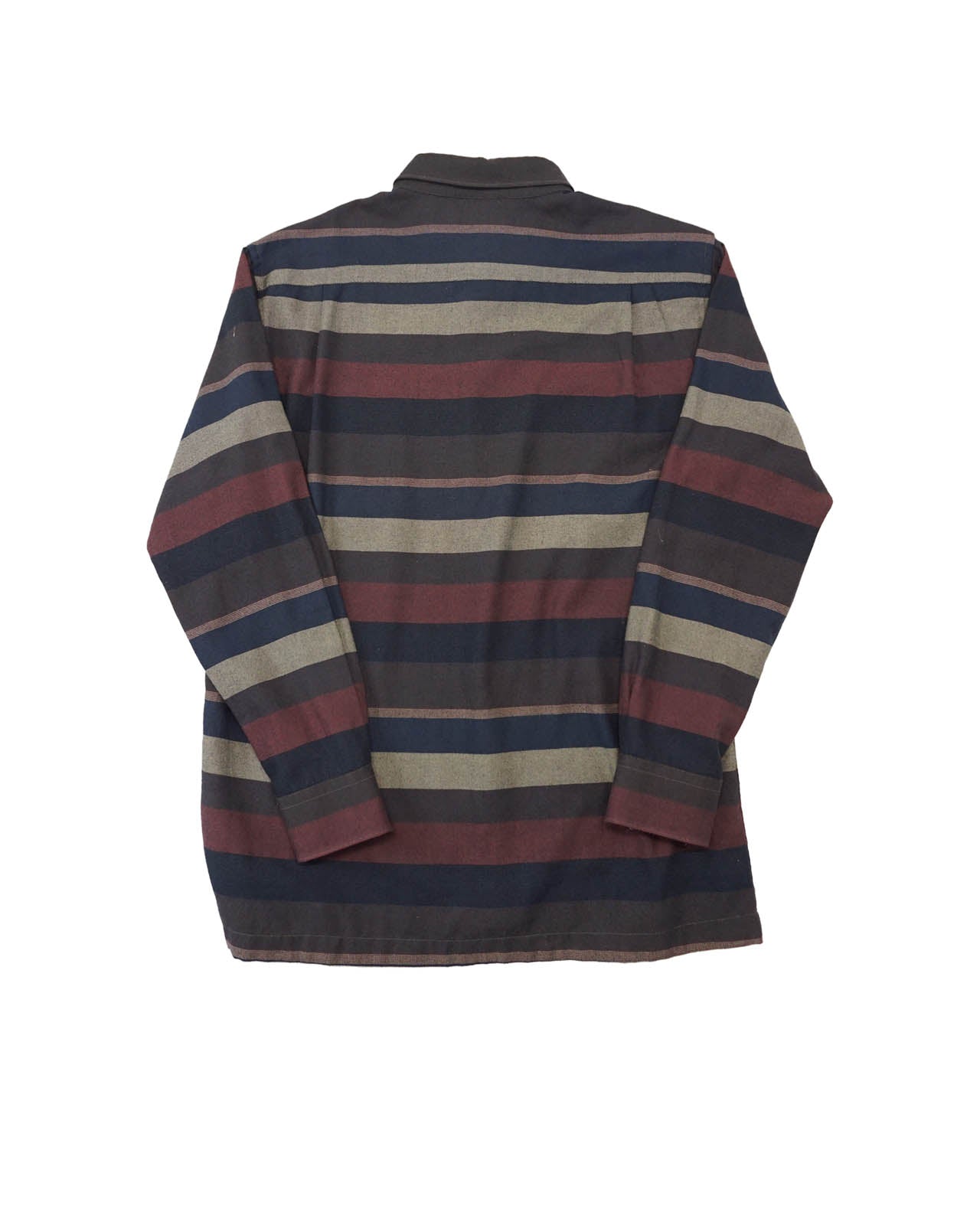 (L) DAKS Multi-coloured Stripe Long Sleeves Shirt