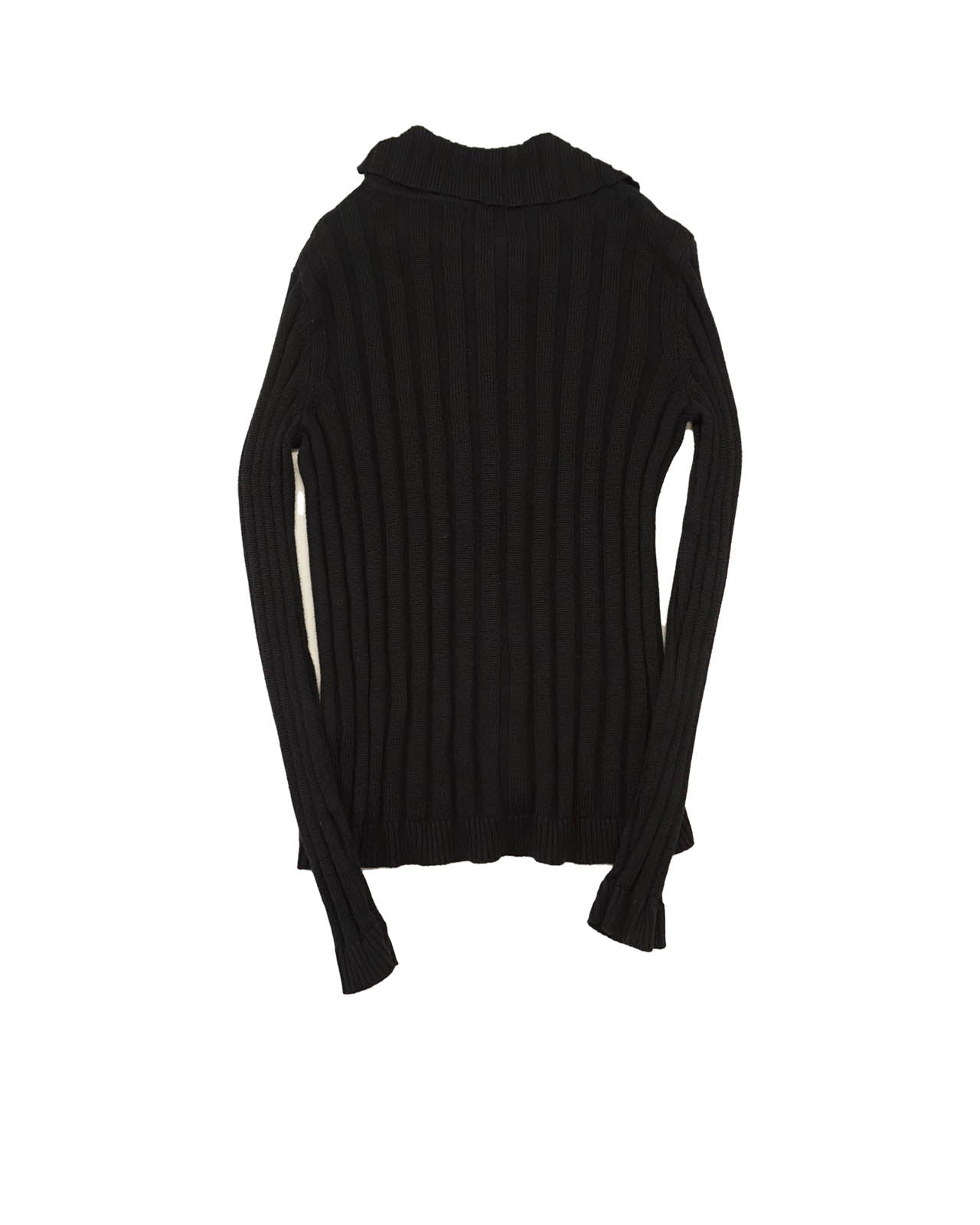 (M/L) BRUNO PIATTELLI Italian Made Black Cardigan