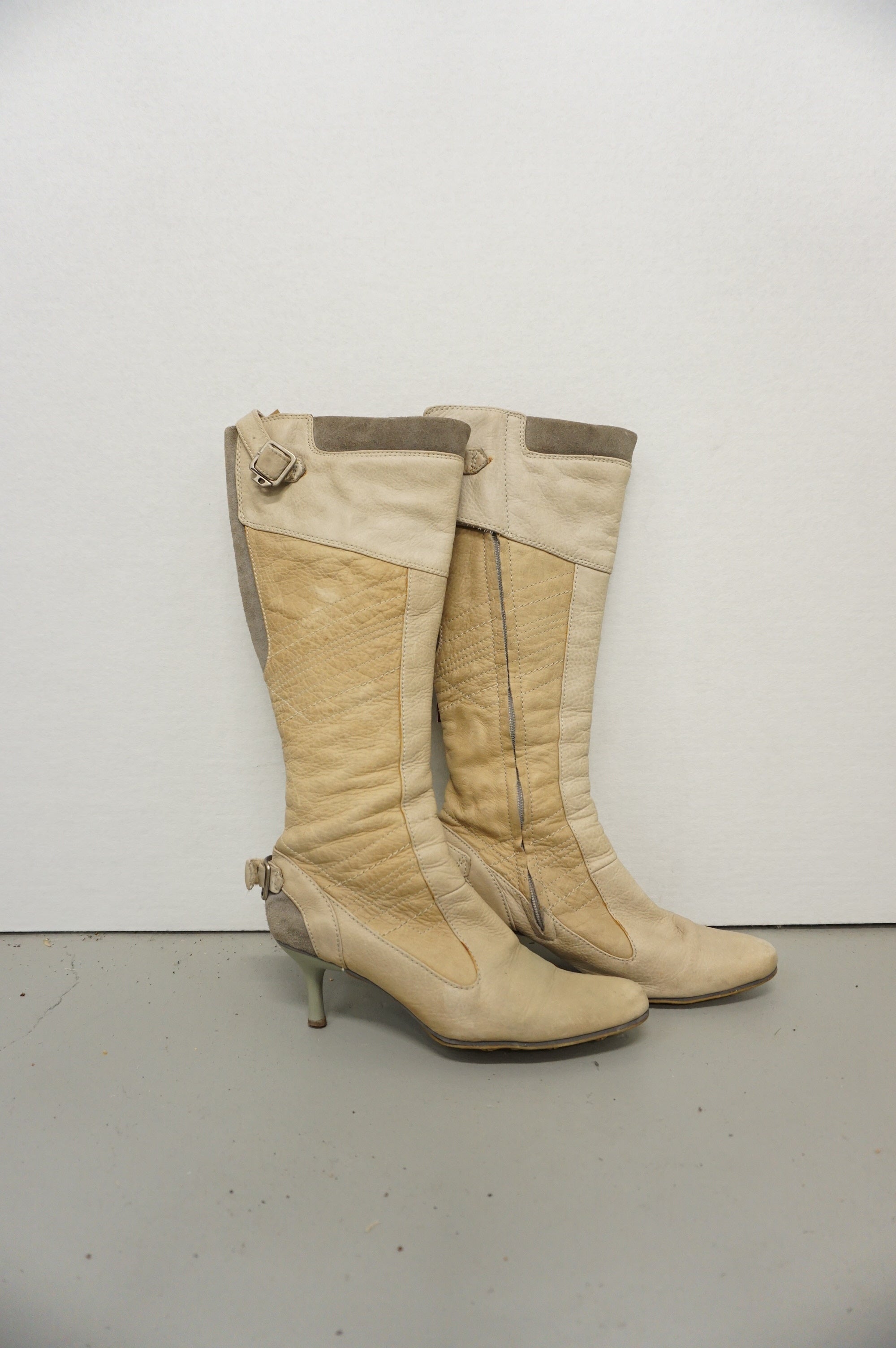 (36.5) DIESEL Knee High Biker Boots