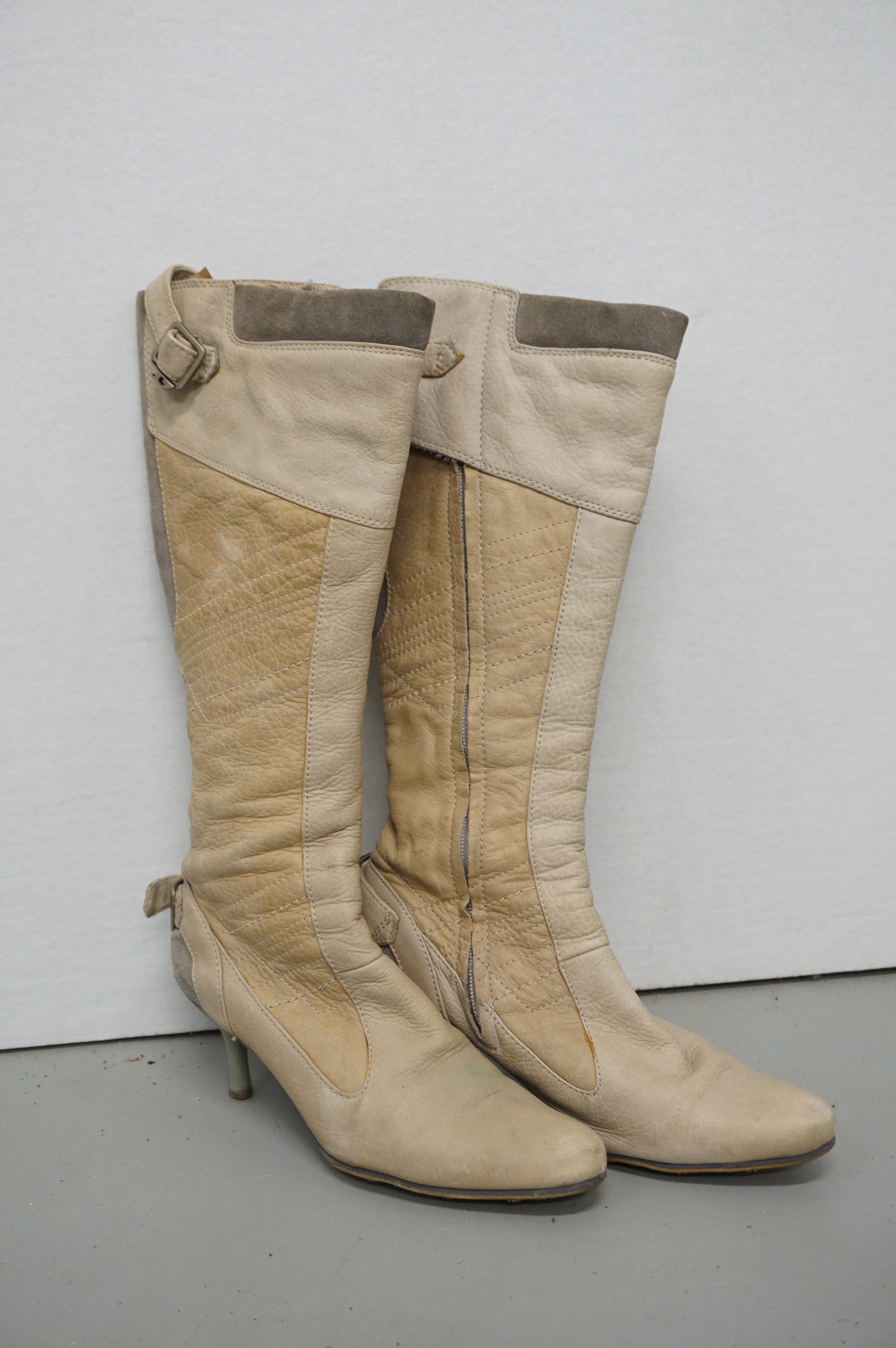 (36.5) DIESEL Knee High Biker Boots