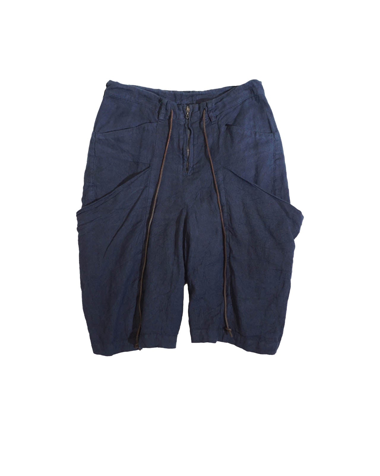 (30") KAZUYUKI KUMANGAU ATTACHMENT Navy Shorts