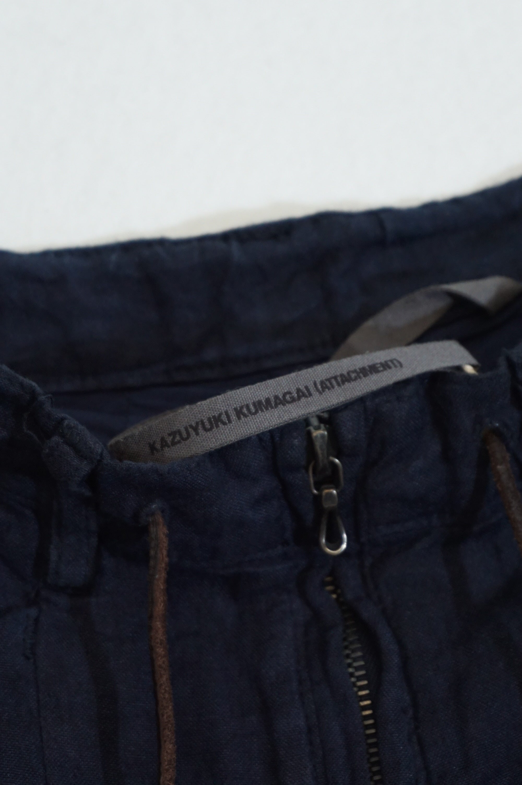 (30") KAZUYUKI KUMANGAU ATTACHMENT Navy Shorts
