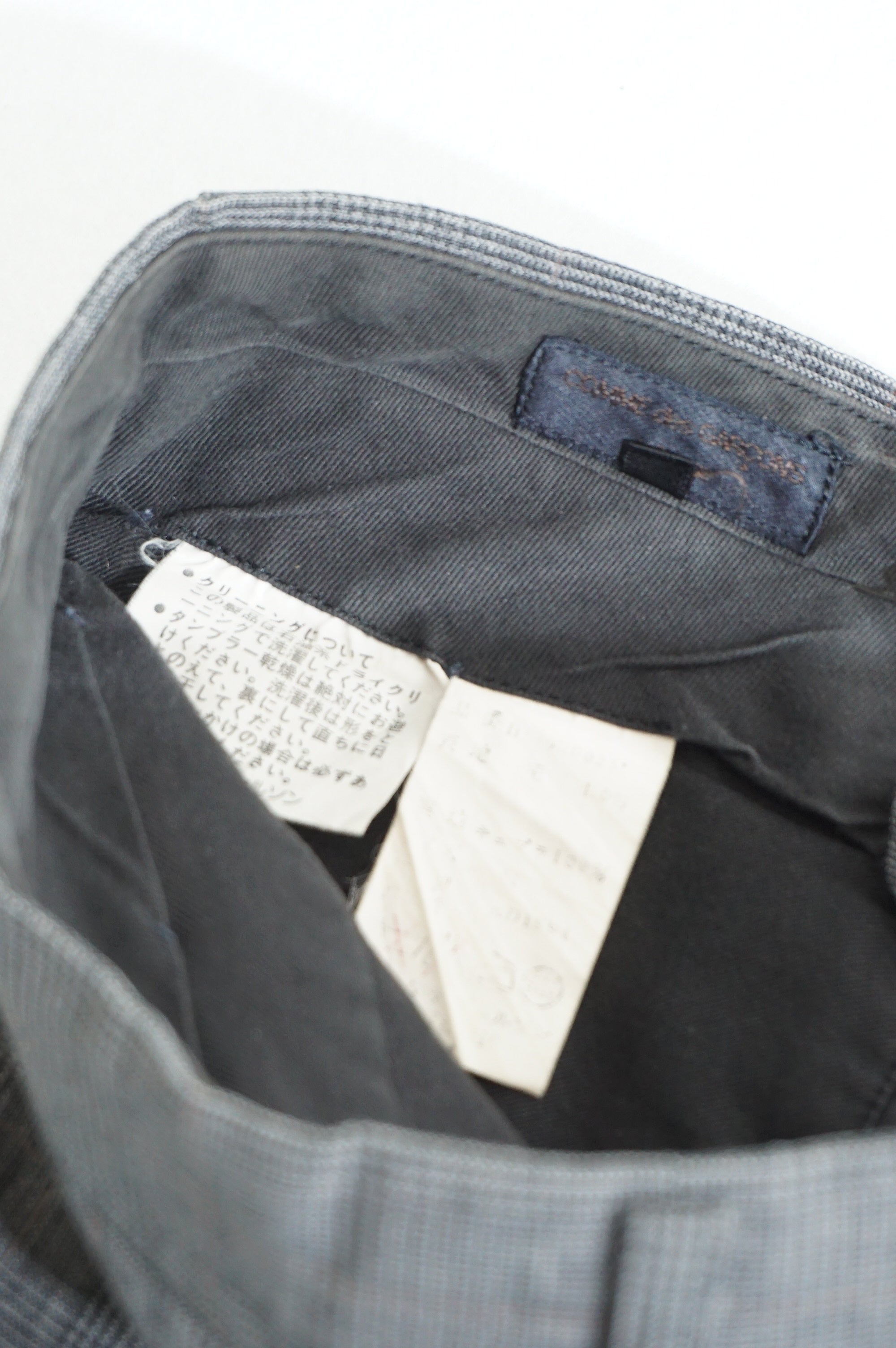 (30") COMME DES GARCONS HOMME AD1994 Wool Blend Tailored Trousers