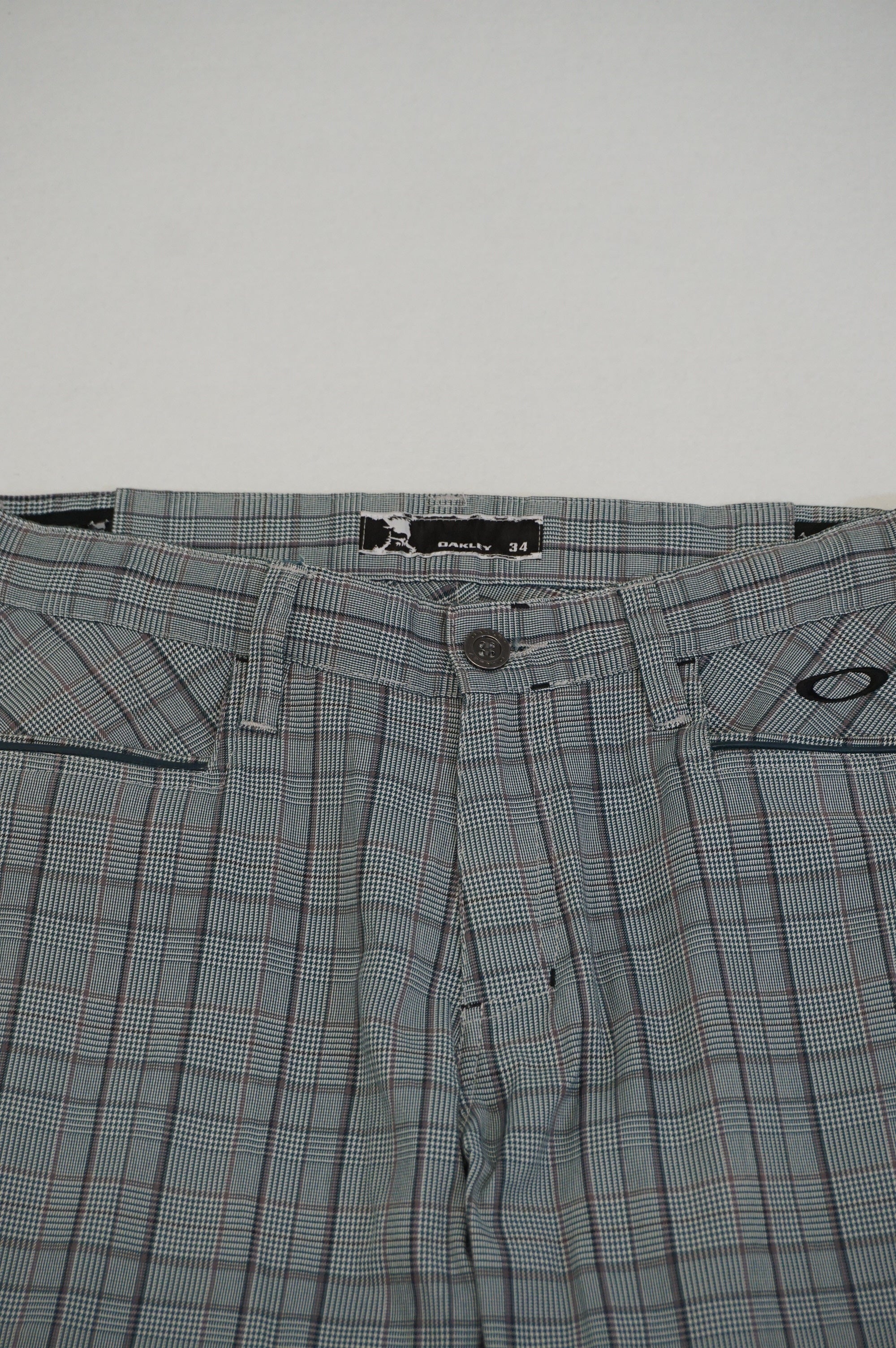 (32") OAKLEY MINT PLAID PANTS