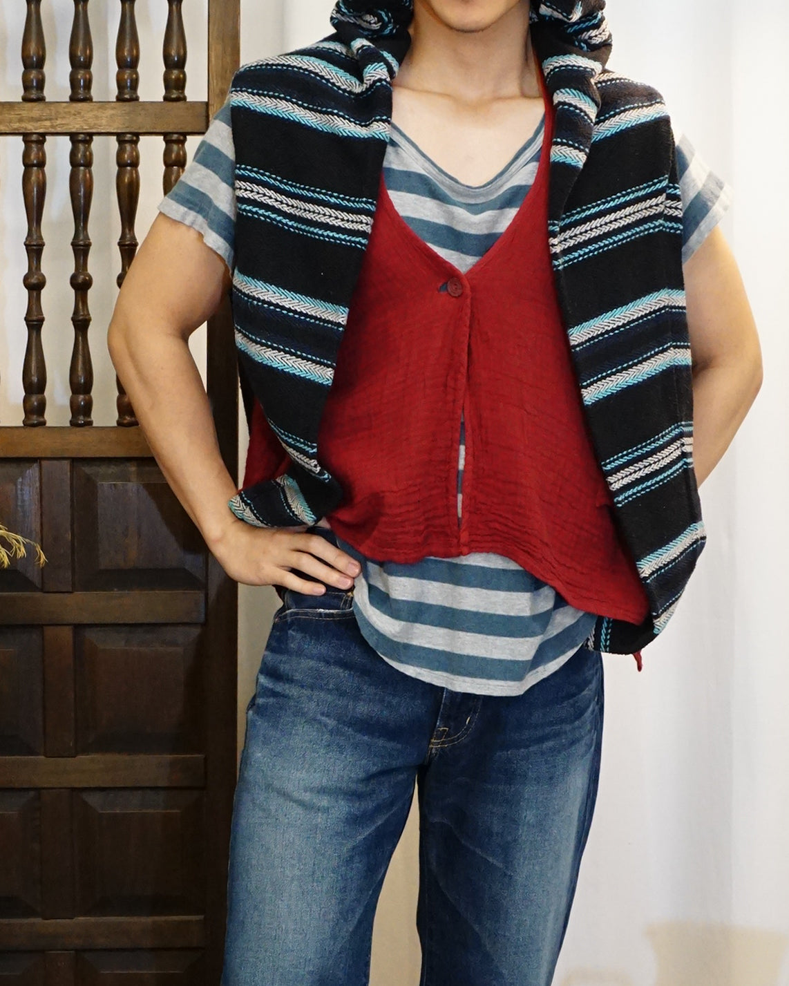 ORIGINAL SENOR LOPEZ Mexican  Baja Jacket - alternate view
