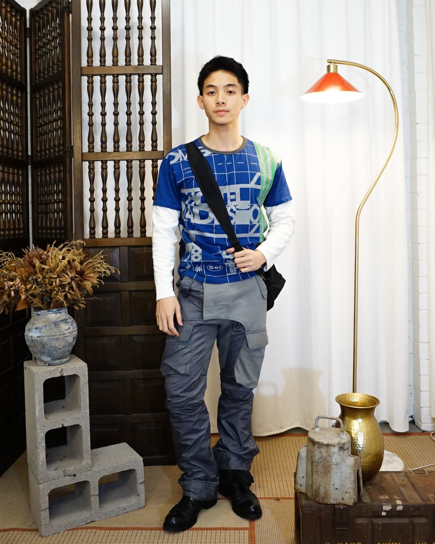 VAEGABOND Nylon Cargo Pants - alternate view