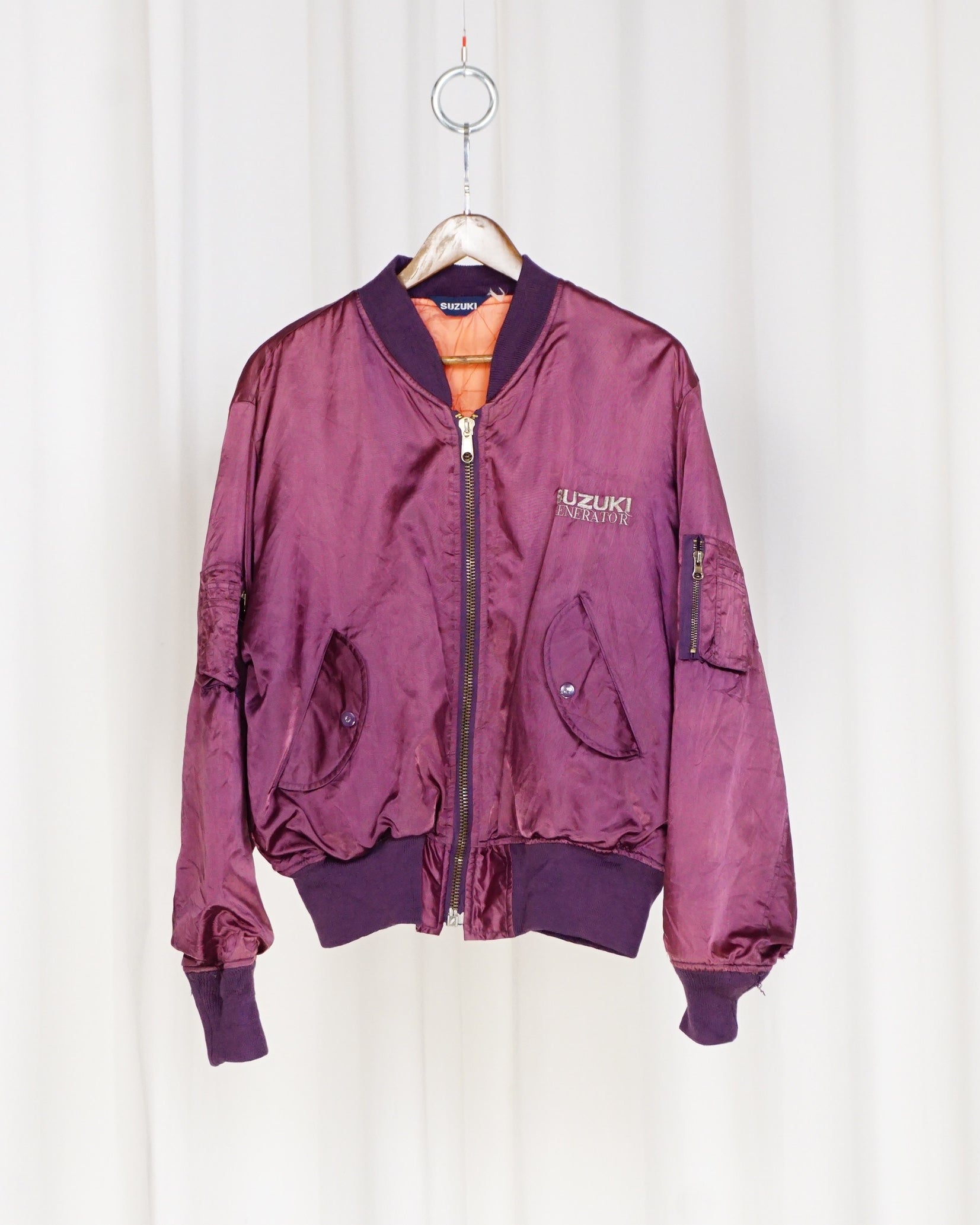 SUZUKI Purple MA-1 Bomber