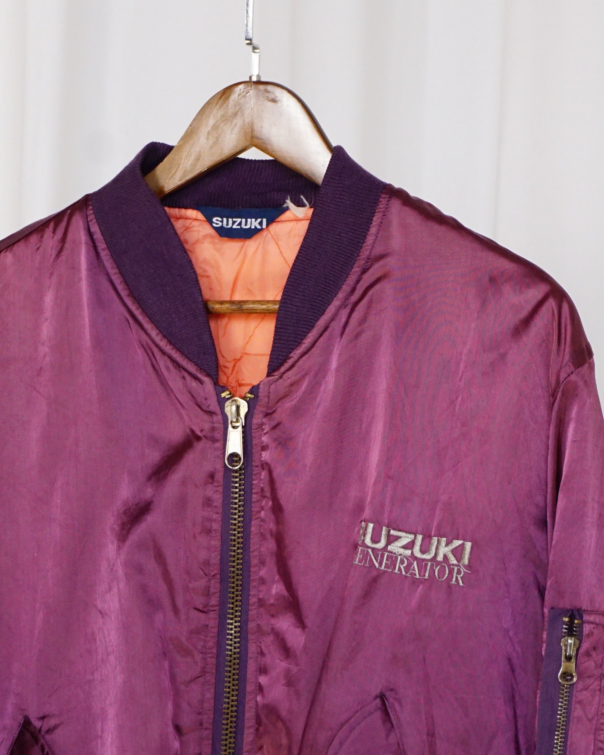 SUZUKI Purple MA-1 Bomber