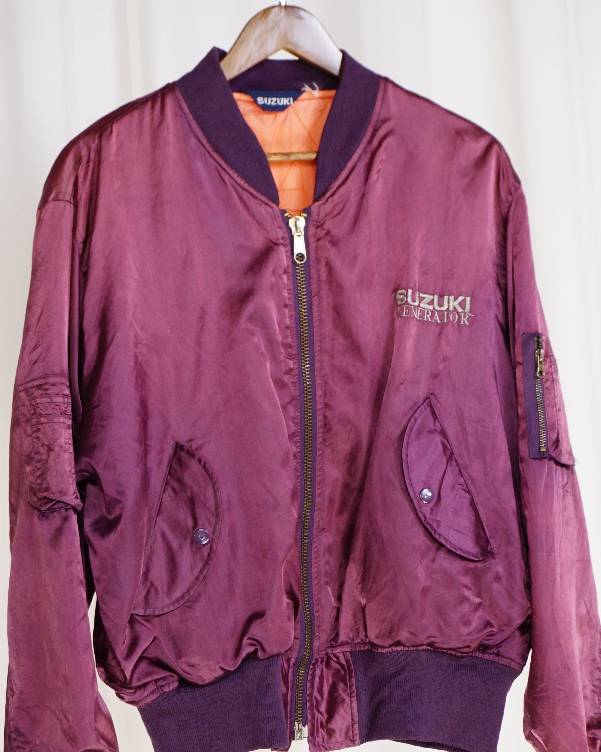 SUZUKI Purple MA-1 Bomber