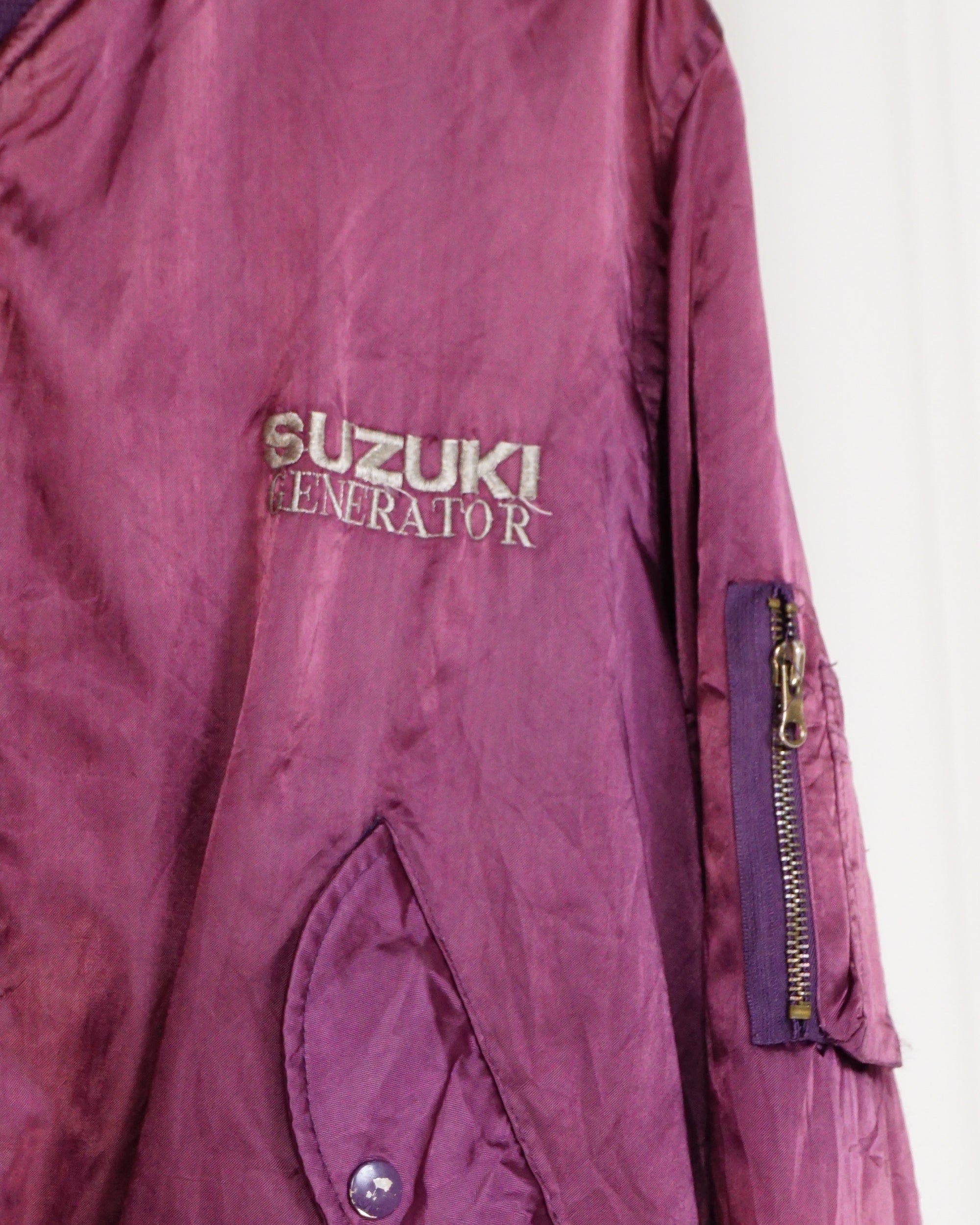 SUZUKI Purple MA-1 Bomber