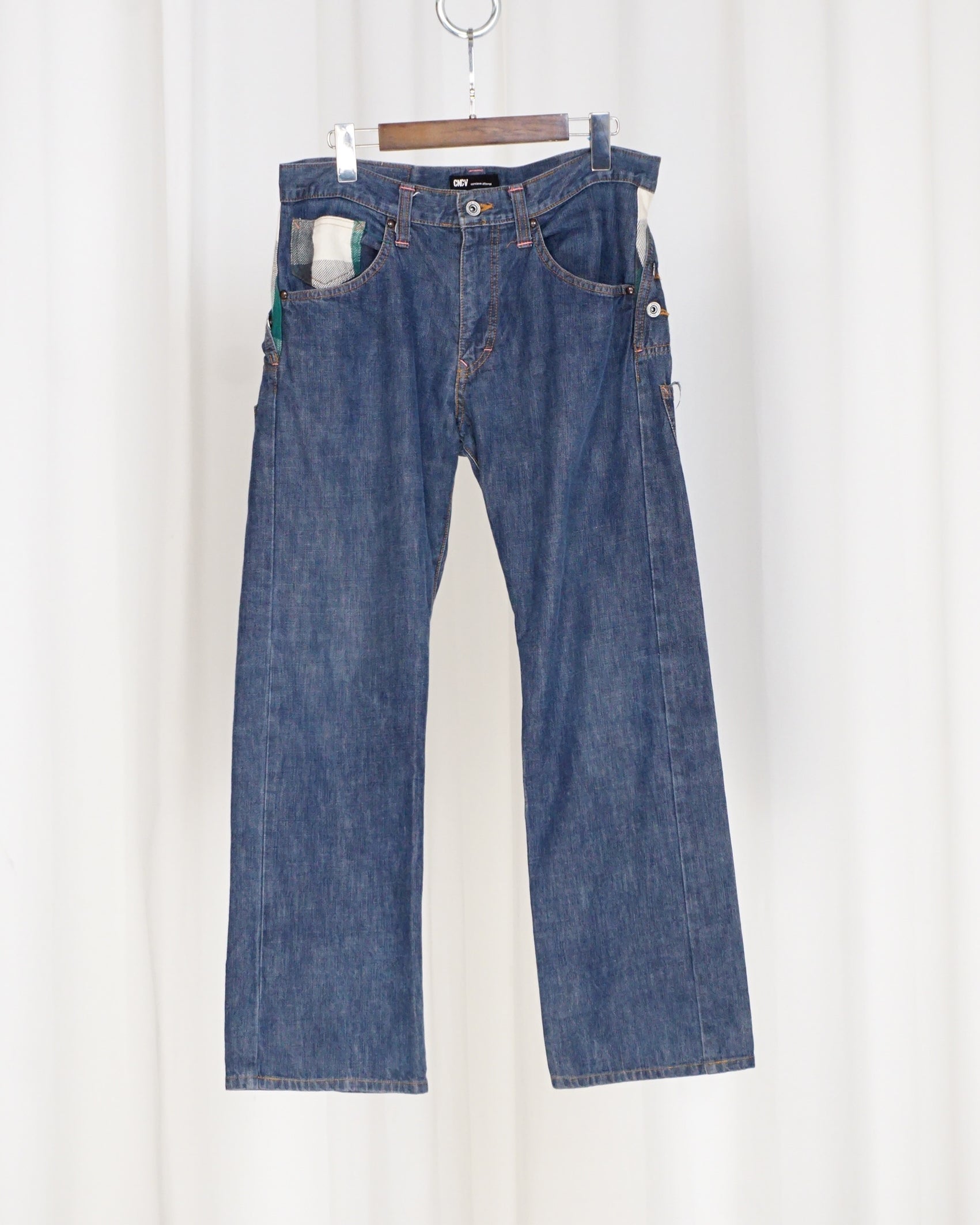 CONCAVE Green Plaid Pants