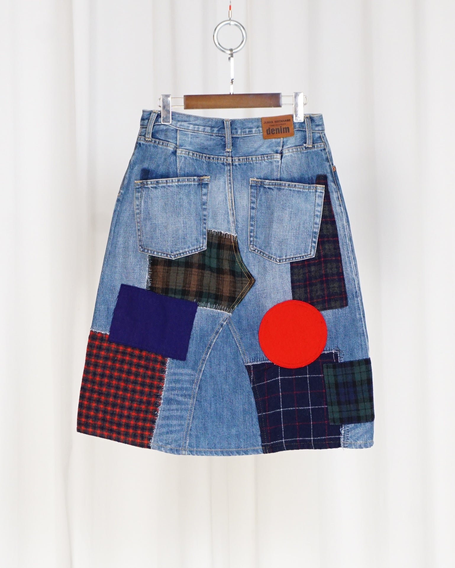 JUNYA WATANABE Patch-work Denim Skirt
