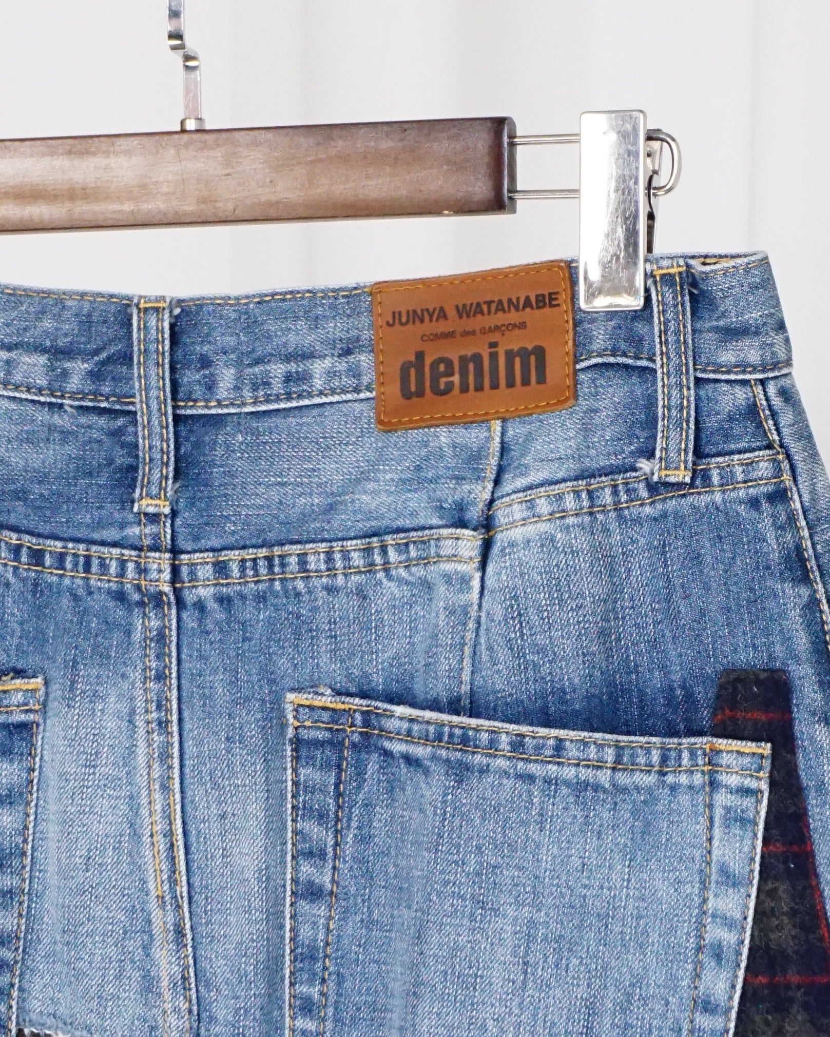 JUNYA WATANABE Patch-work Denim Skirt